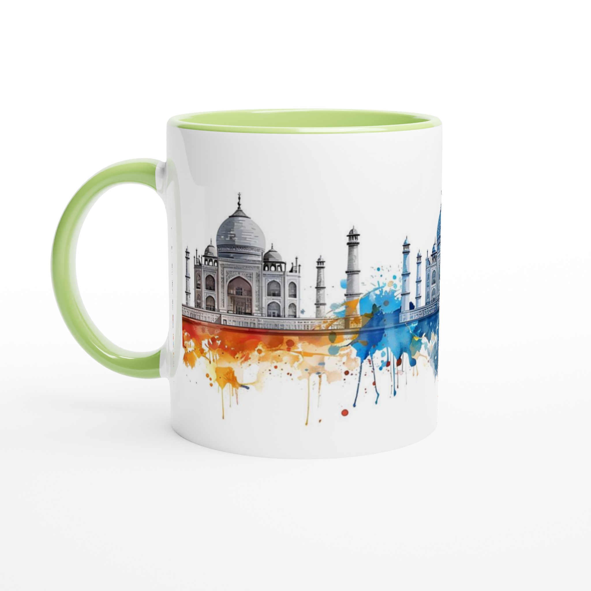 Taj Mahal Akvarell Mugg – Kulturell Skönhet i Levande Färg, 11 oz Keramik Mugg 7 190d4033-ac7c-45f2-9b92-5dc27ecfa5de