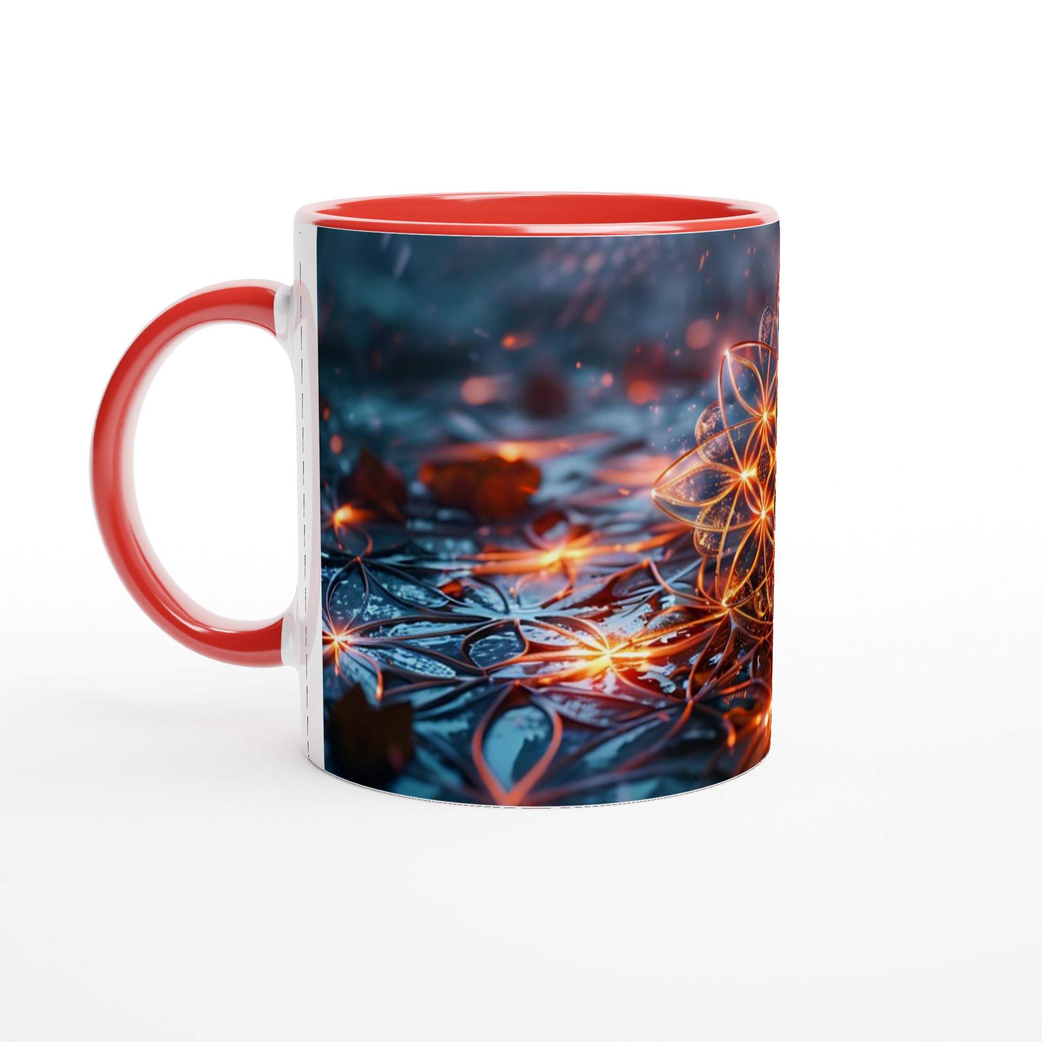Kosmisk Blomster Keramisk Mugg – Lysande Helig Geometri för din Favoritdryck 5 193c1431-1ec4-47fb-bd05-d595c1c8b1e7