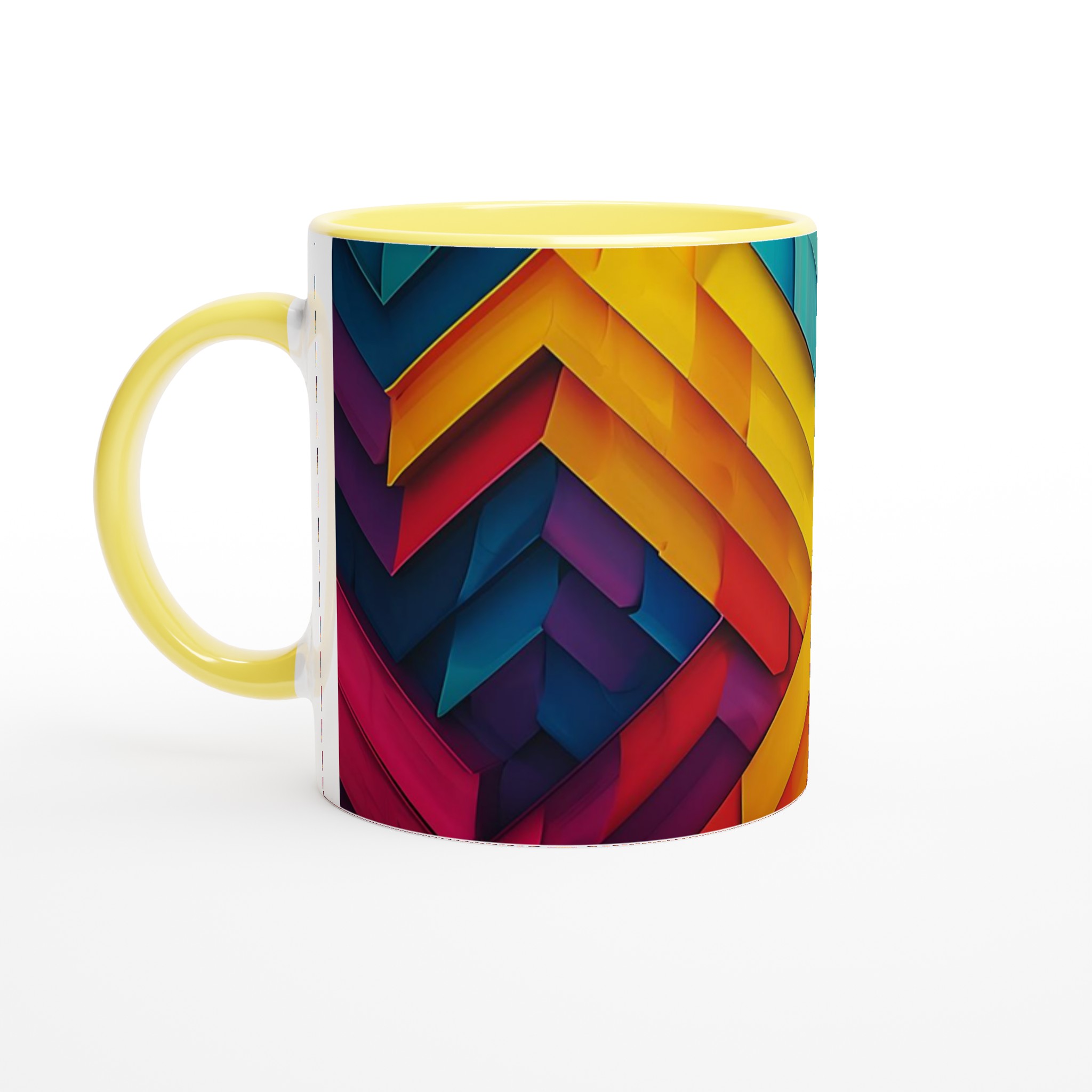 Abstrakt Mosaik Keramikmugg - 11oz, Levande Färgval 3 193f4e20-1ac6-45bc-b31a-4808c9cbfb9d