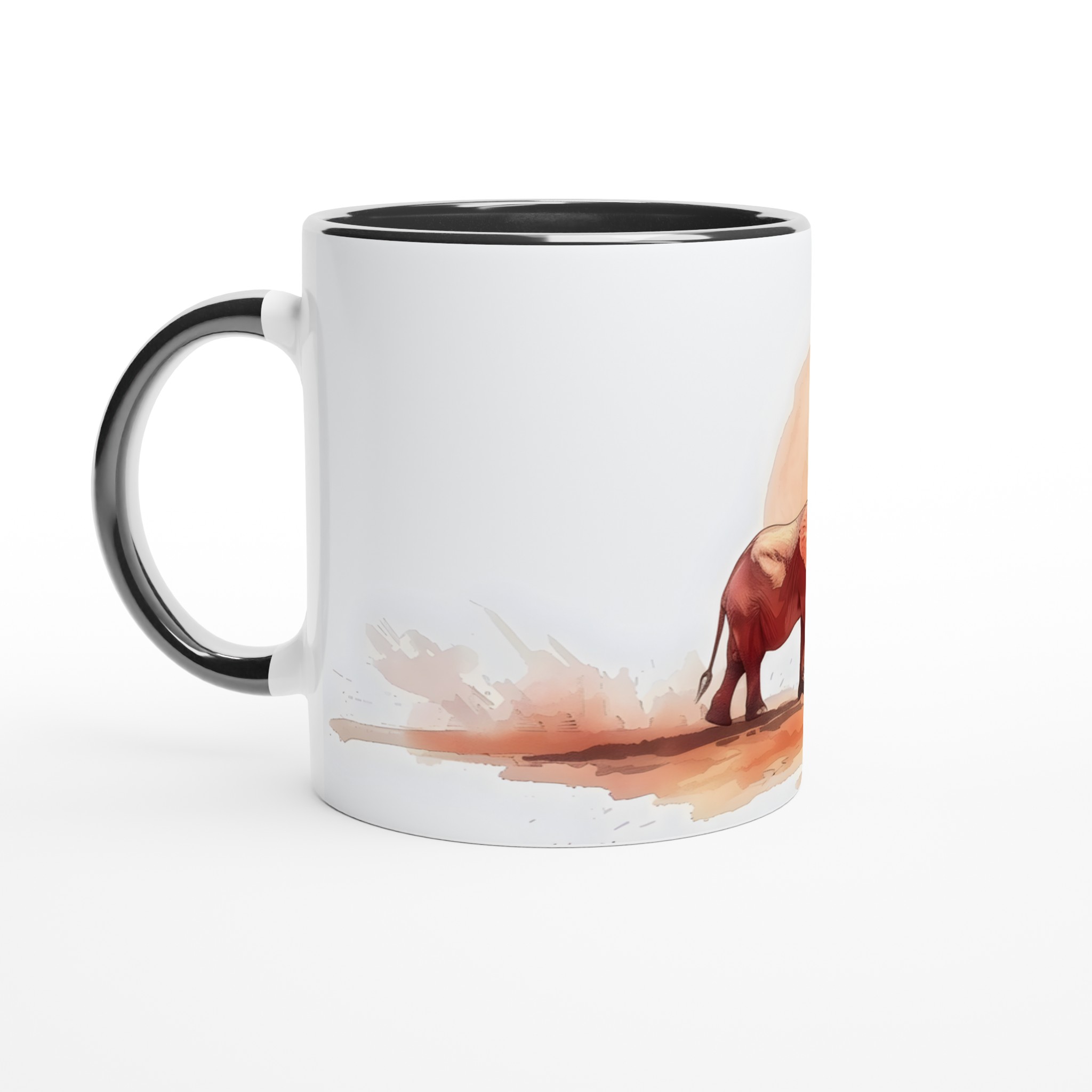 Majestätisk Elefant Mugg – 11oz Keramikmugg i Solnedgångens Färger 4 19578fd7-d73e-45ce-b4ee-d7ce7a3dae75