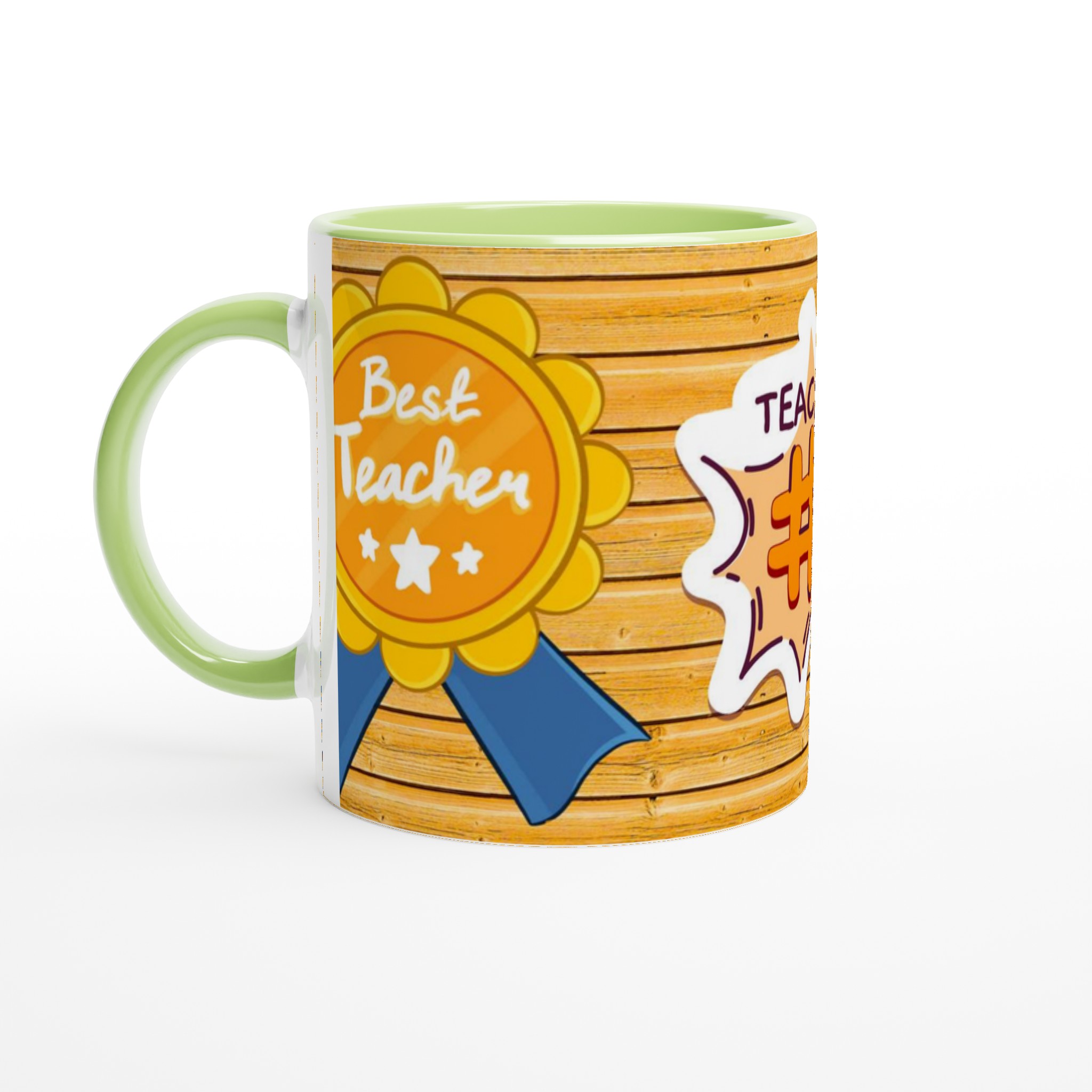 Vit 11oz keramisk mugg – Hylla lärare med glädje i sex färgstarka nyanser 7 195b5976-44d6-4b50-97b5-793a13e8cbb4