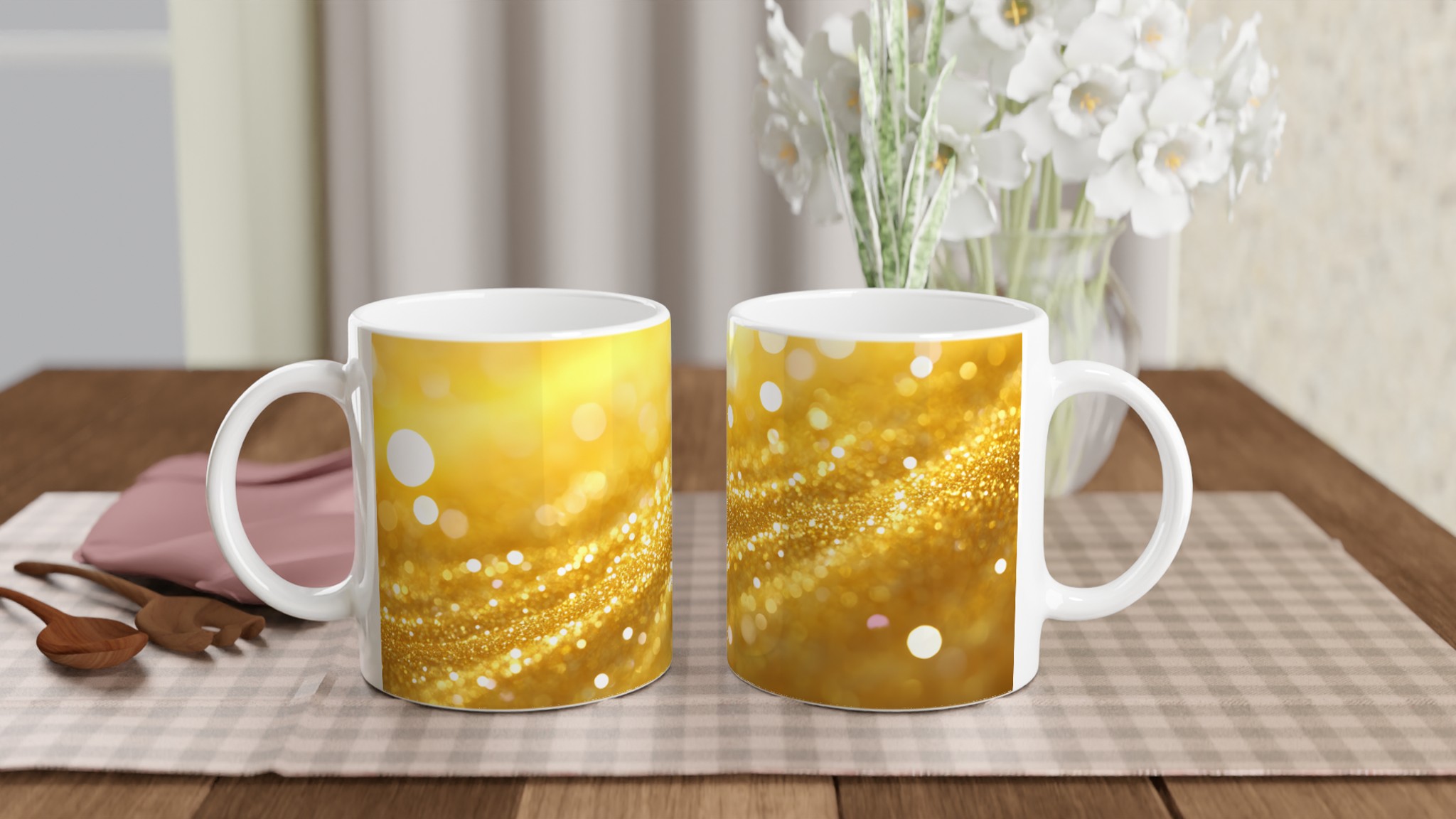 Guldglänsande Keramisk Mugg - 11oz Lyx för Varje Kaffestund i Din Favoritfärg 10 19615040-2003-4882-ac30-ed3e4327c18b