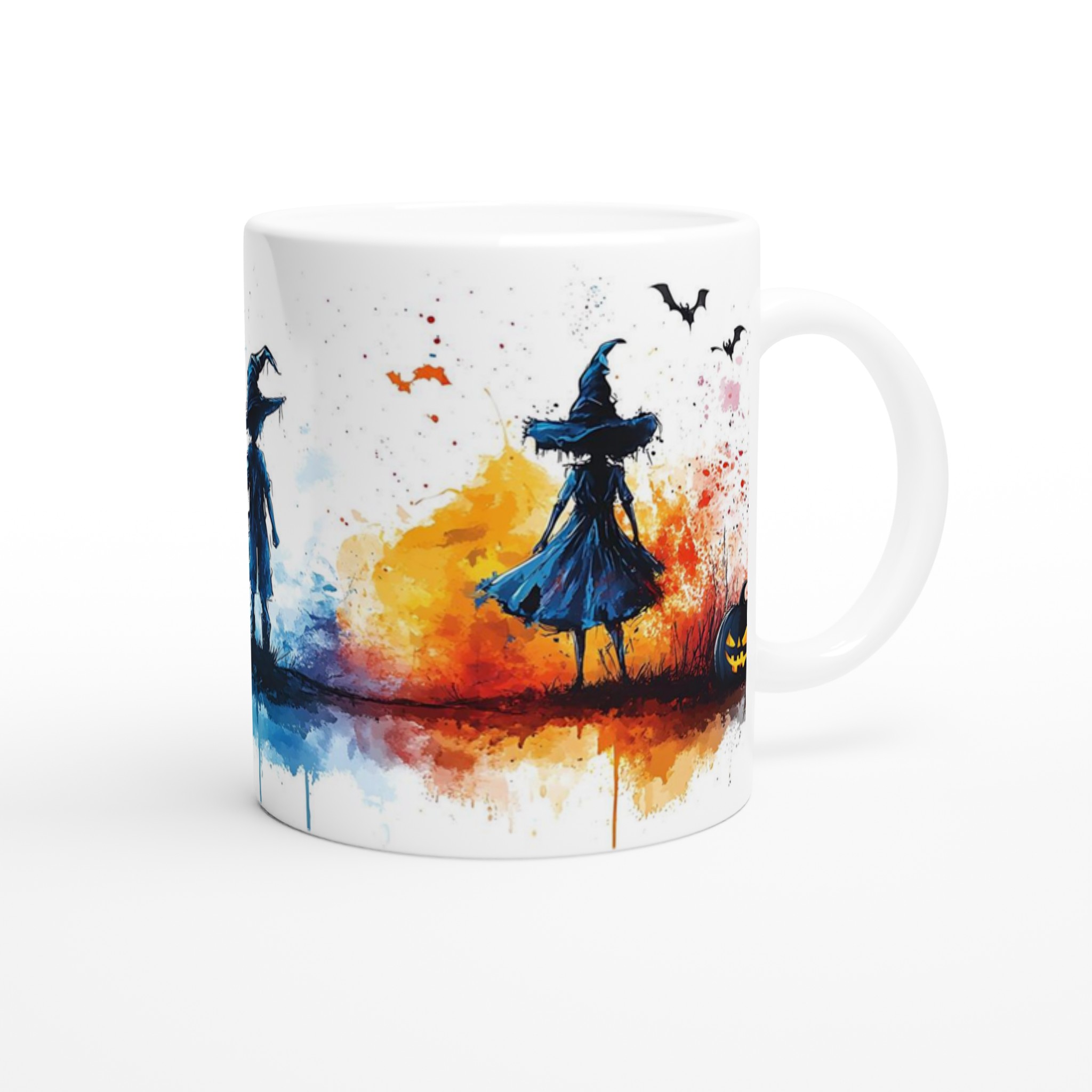 Spöklik Halloween Akvarell Mugg - Skrämmande Charm & Livfull Design, Välj din Favoritfärg! 9 19657c7f-f942-4c25-8b02-6592c83f6279