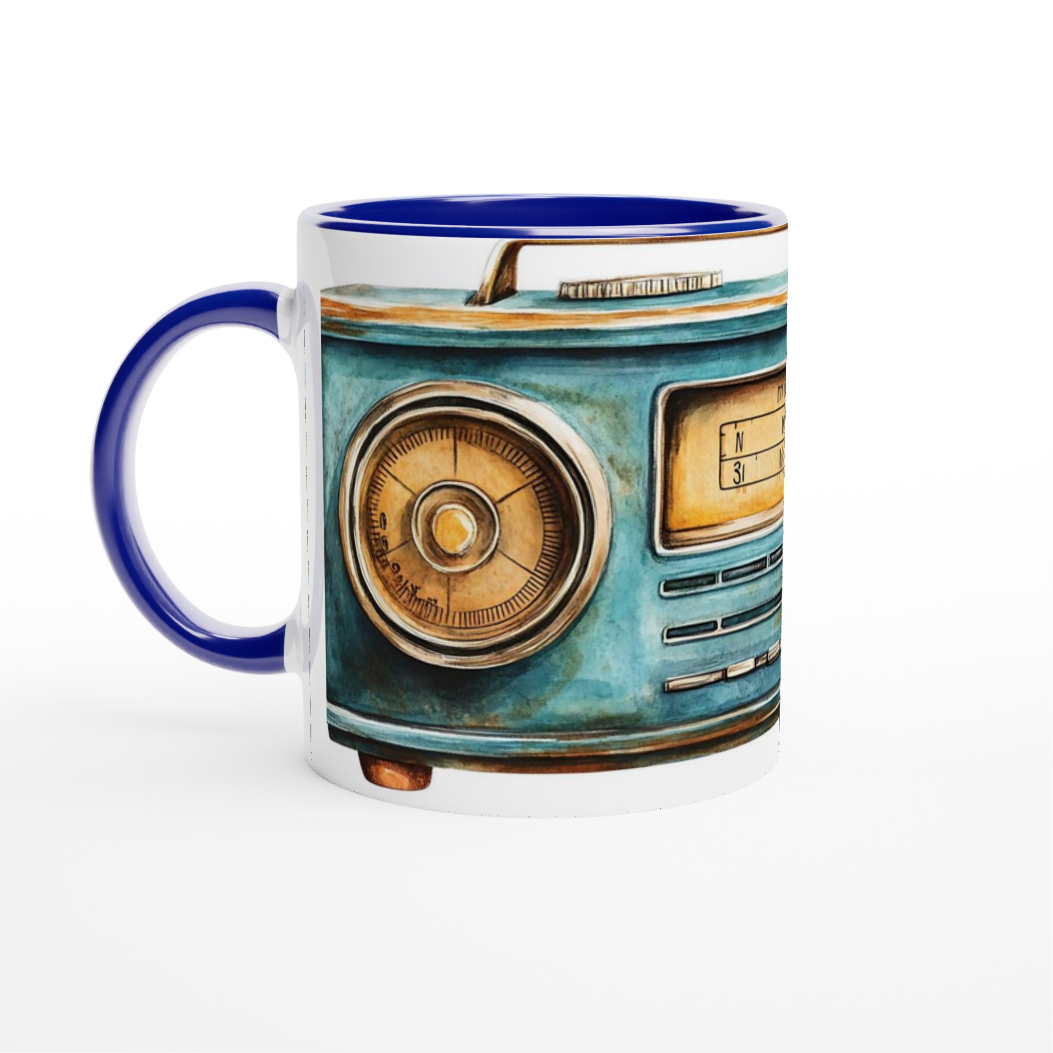 Nostalgi i Akvarell: Vintage Radio Keramikmugg – Din Kaffepaus med en Touch av Retrocharm 2 19ac8314-3c3b-4643-96f2-d033e883e770