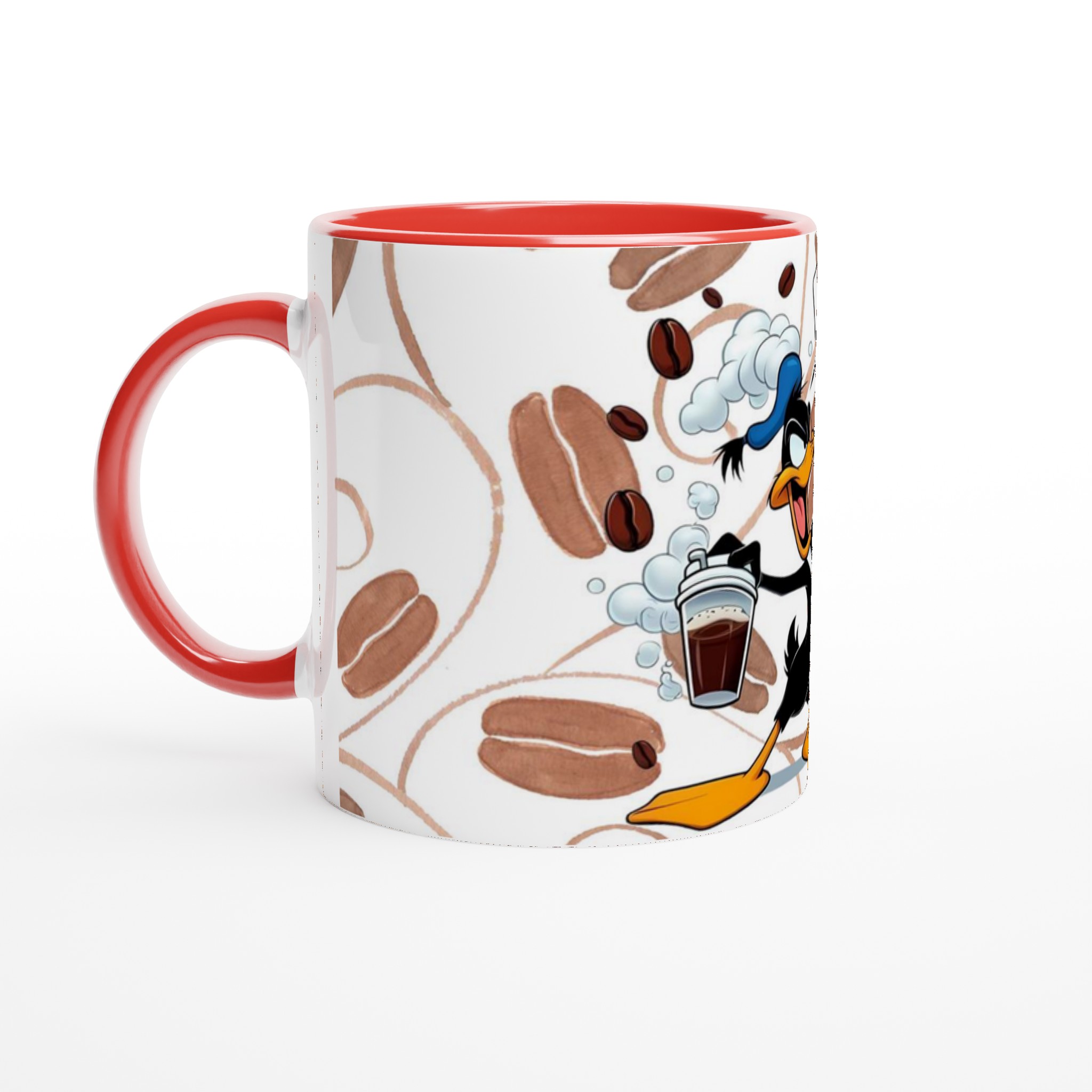 Vit 11oz keramikmugg med Daffy Duck och humoristiskt kaffemotiv – välj din favoritfärg 5 19ae19e8-75c6-4e18-9c5b-837a2bddaae2