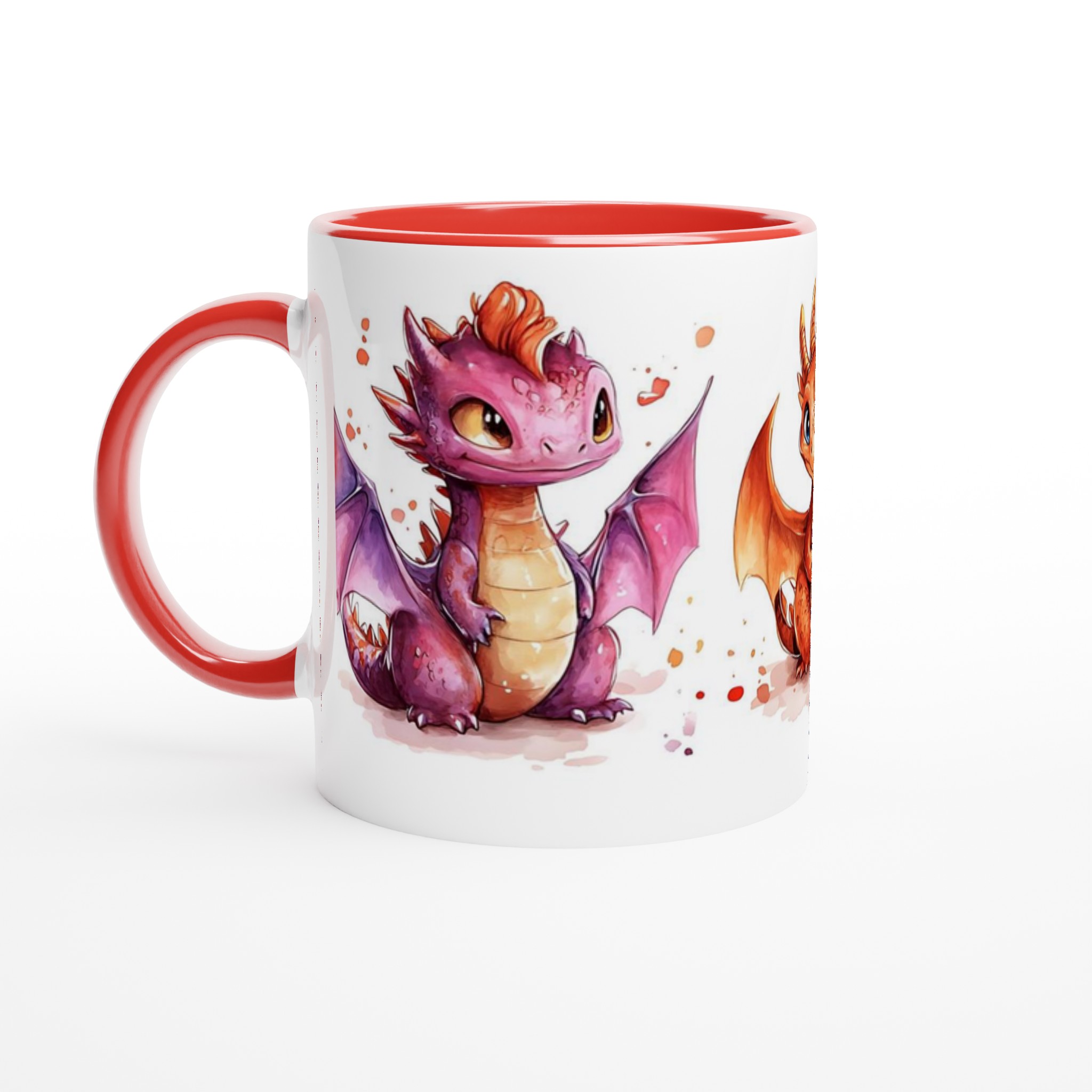 Söta Drakvänner Keramisk Mugg - 11oz i Valfri Färg, Perfekt för Kaffeälskare & Fantasyfans! 5 19c390bc-cdb8-4a93-bc3c-260fb5375c17