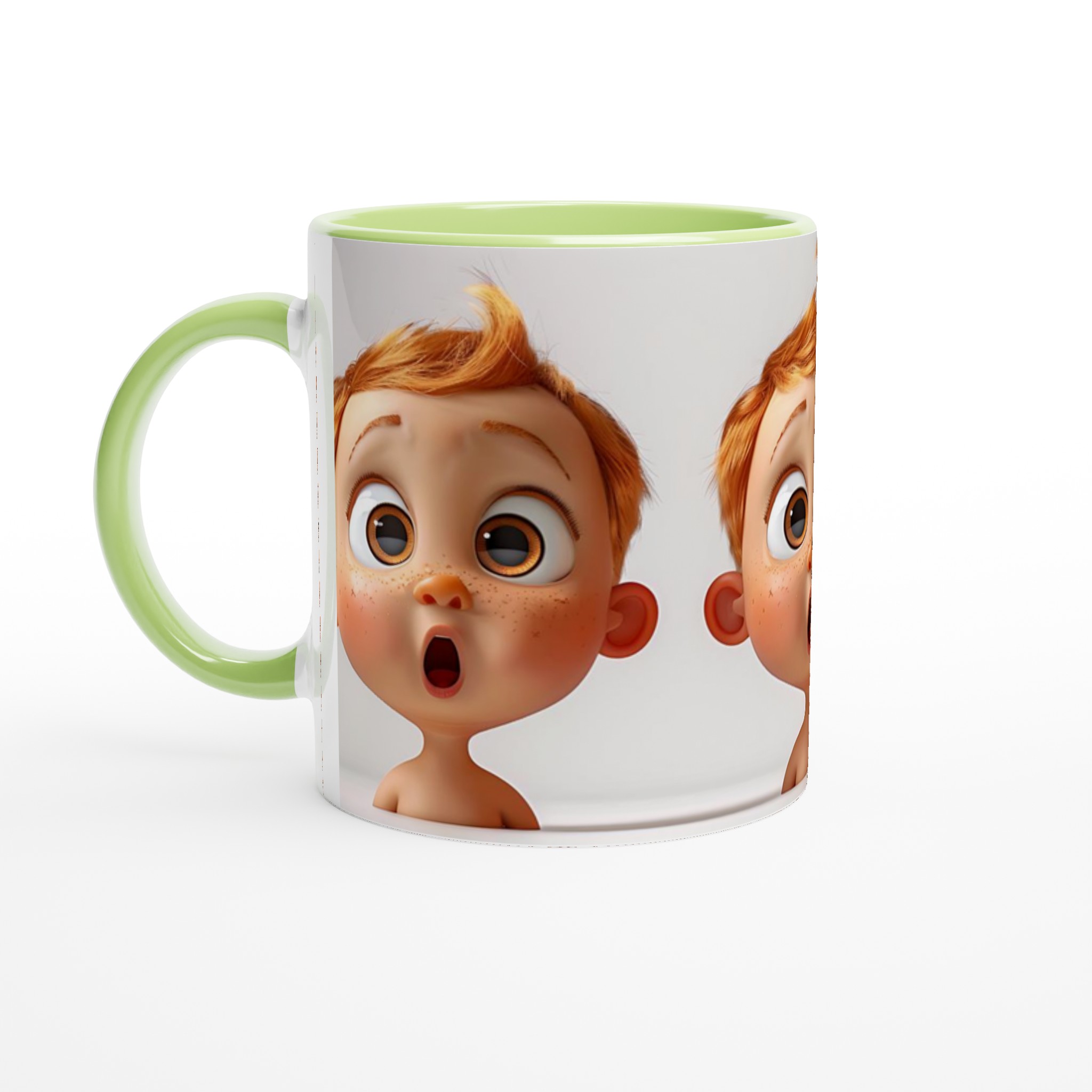 Förbluffande 11oz Keramisk Mugg – Med Charmiga 3D-Babyansikten i Ditt Val av Färg 7 19dc6b69-4355-43ec-a197-5d96378770ed