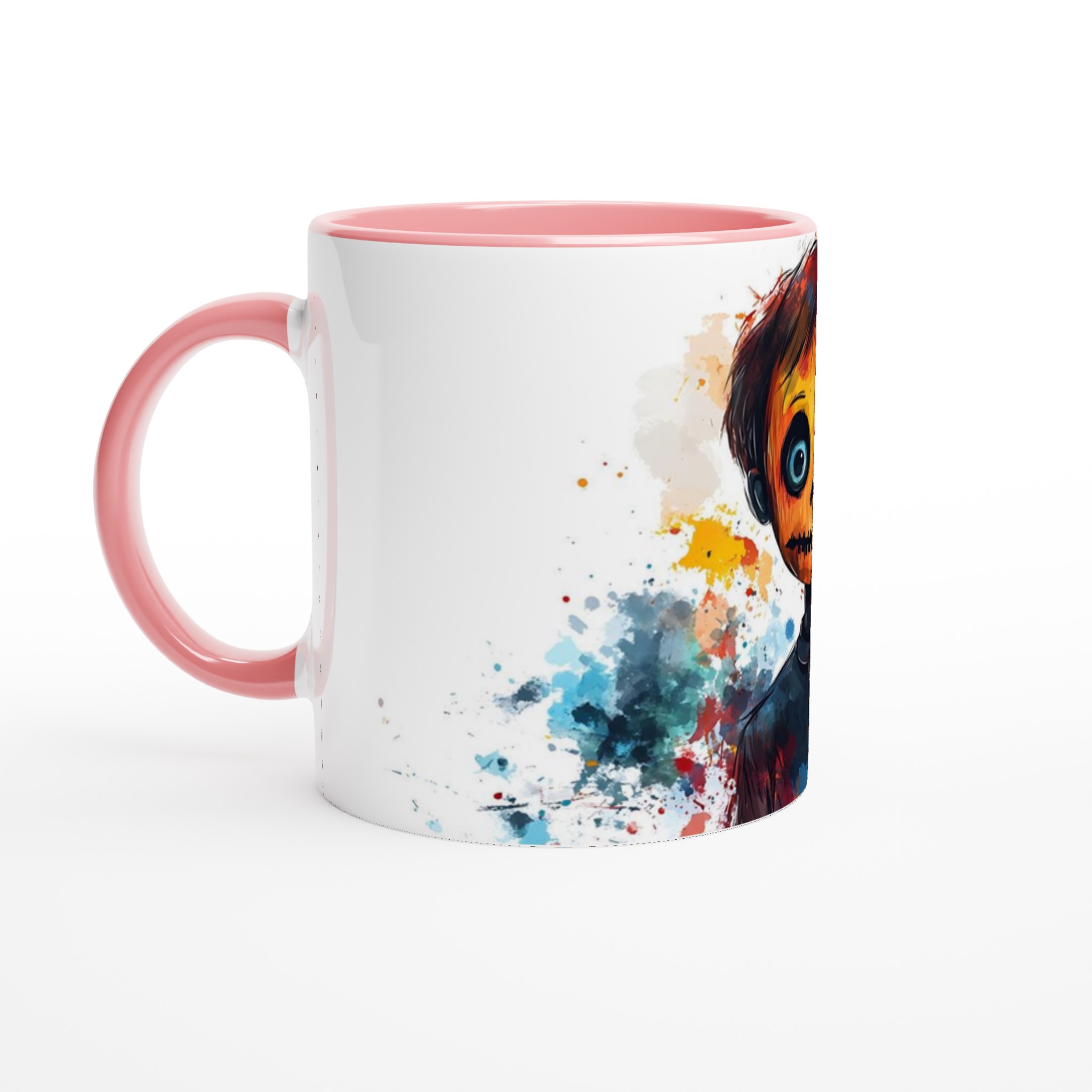 Unik Akvarell Skräckfigur Keramisk Mugg - Färgglad Skräck Konst för Kaffeälskare, Välj Din Färg! 6 19ffd9a2-609e-4251-88cc-f8d87fcfa319
