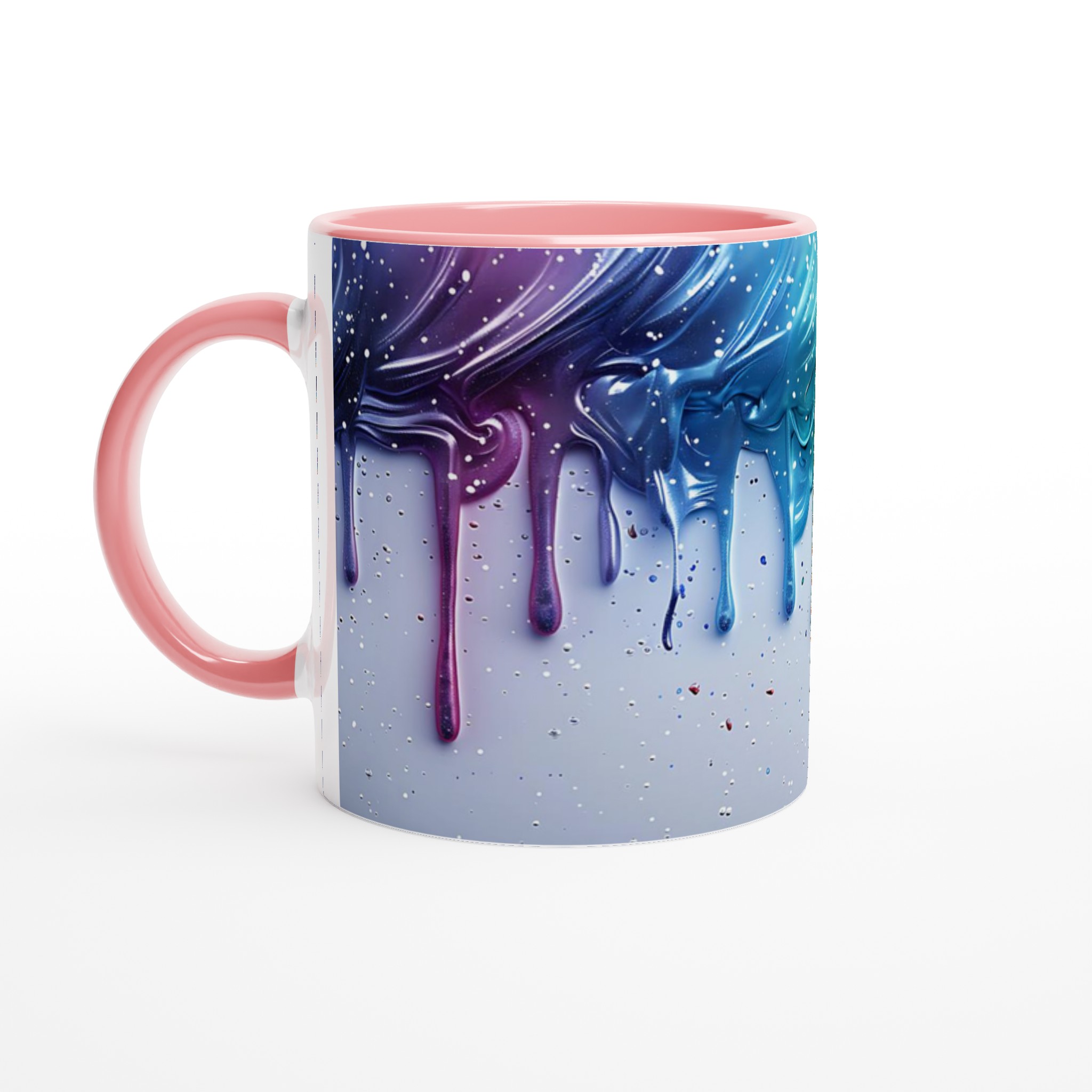 Färgsprakande 11oz Keramisk Mugg – Konstnärligt Regnbågsdesign i Sju Levande Färger 6 1a14af7c-0810-4bb5-8312-27652117a205