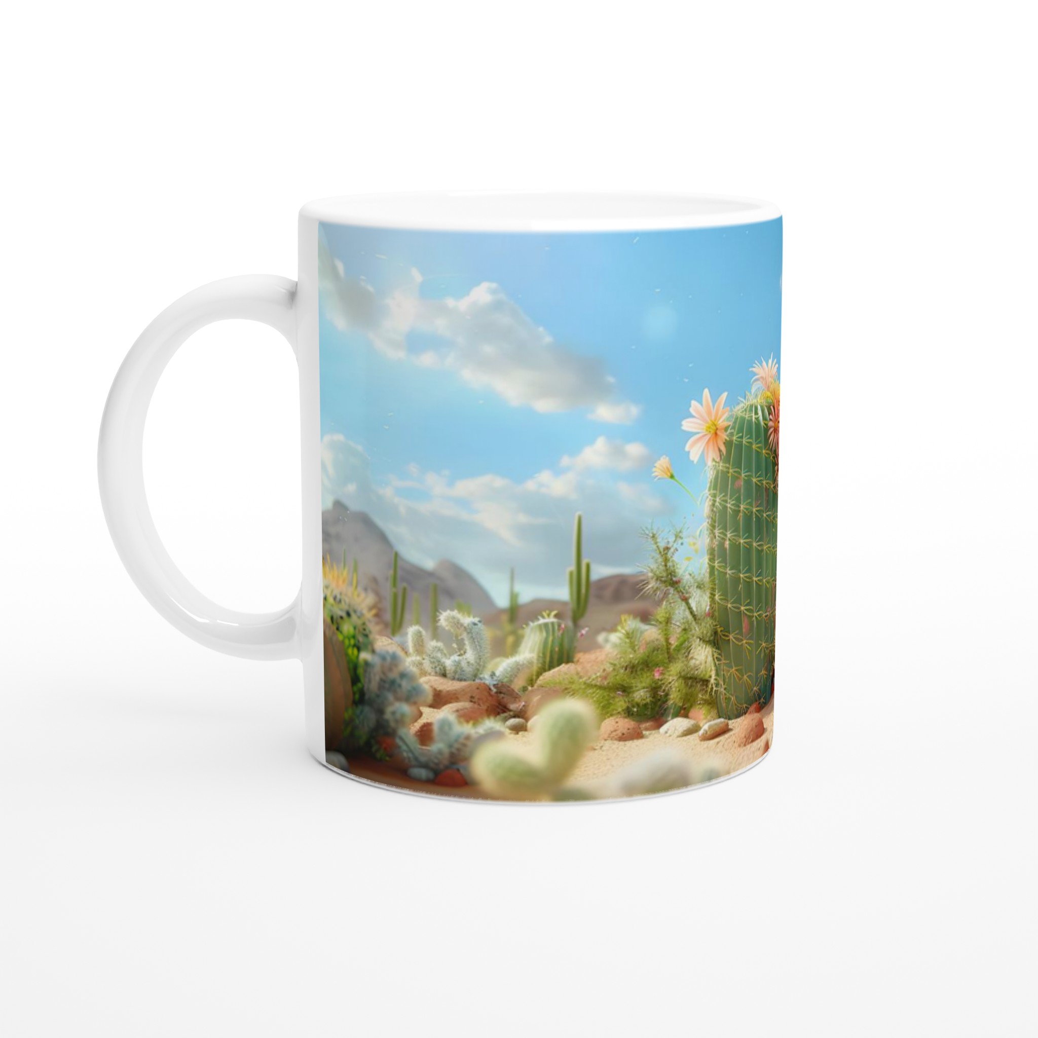 Kaktusblommor 11oz Keramikmugg - En Ökenoas för Din Kaffestund 1 1a7b0b1b-8f2a-423c-ae06-bdf7cff59560