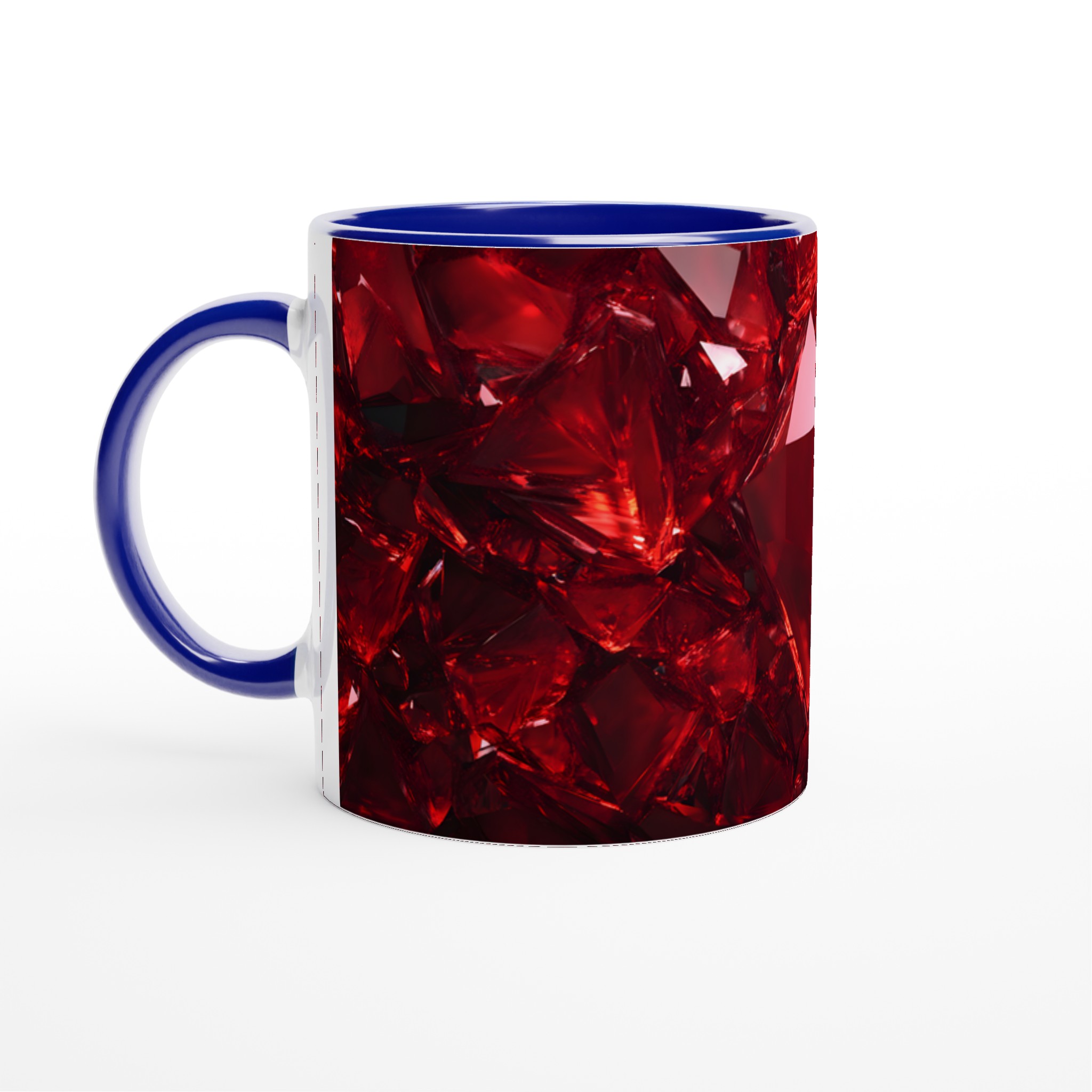 Rubinröd Fasetterad Keramikmugg – Elegant 11oz Design för Kaffeälskare i Flera Färger 2 1b214255-b6b2-4c6e-b6b3-a135db15fcc3