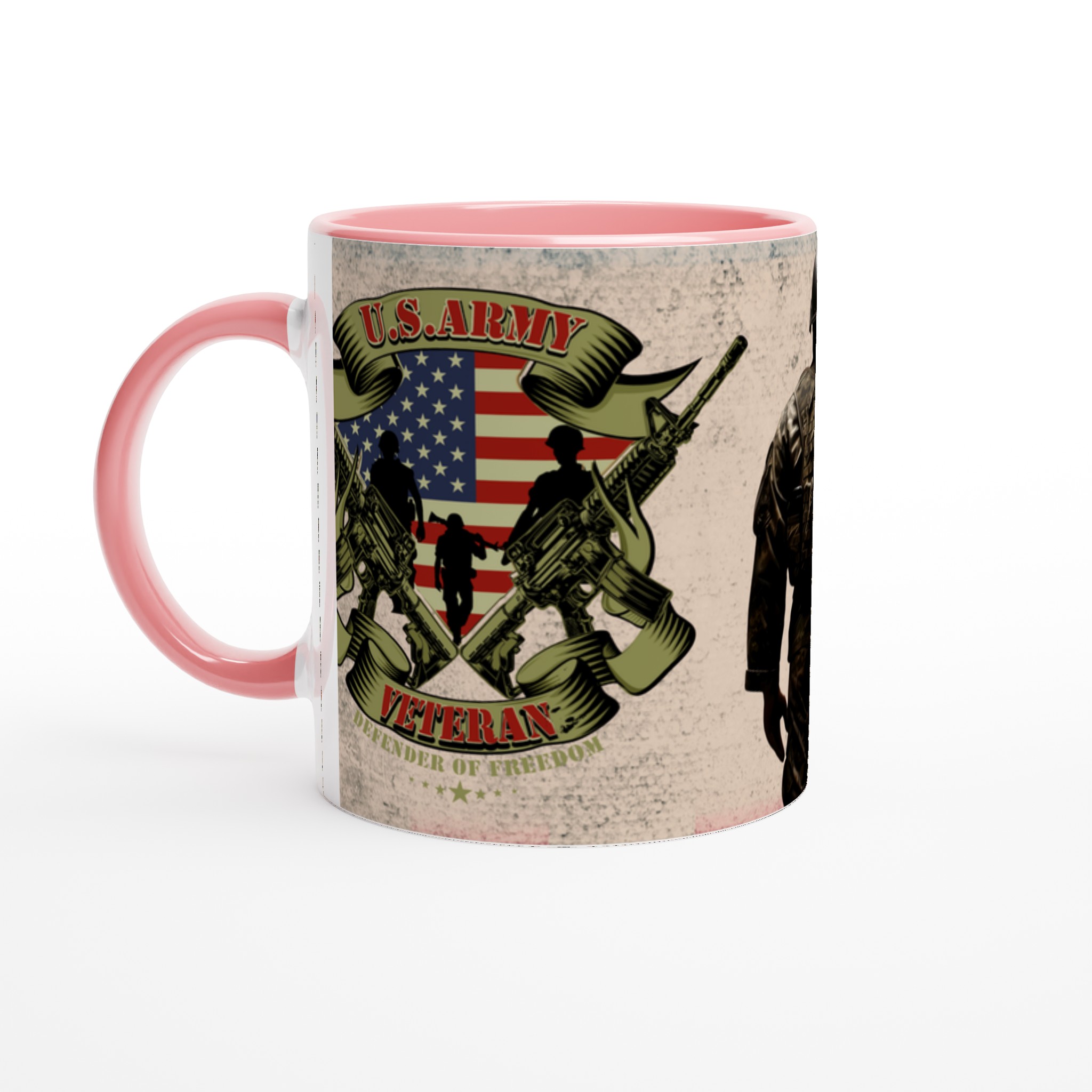 U.S. Army Veteran Ceramic Mug – Honoring Defense in Classic White and Bold Colors 6 1b91eba2-2681-42a4-ad48-0bb55d309806