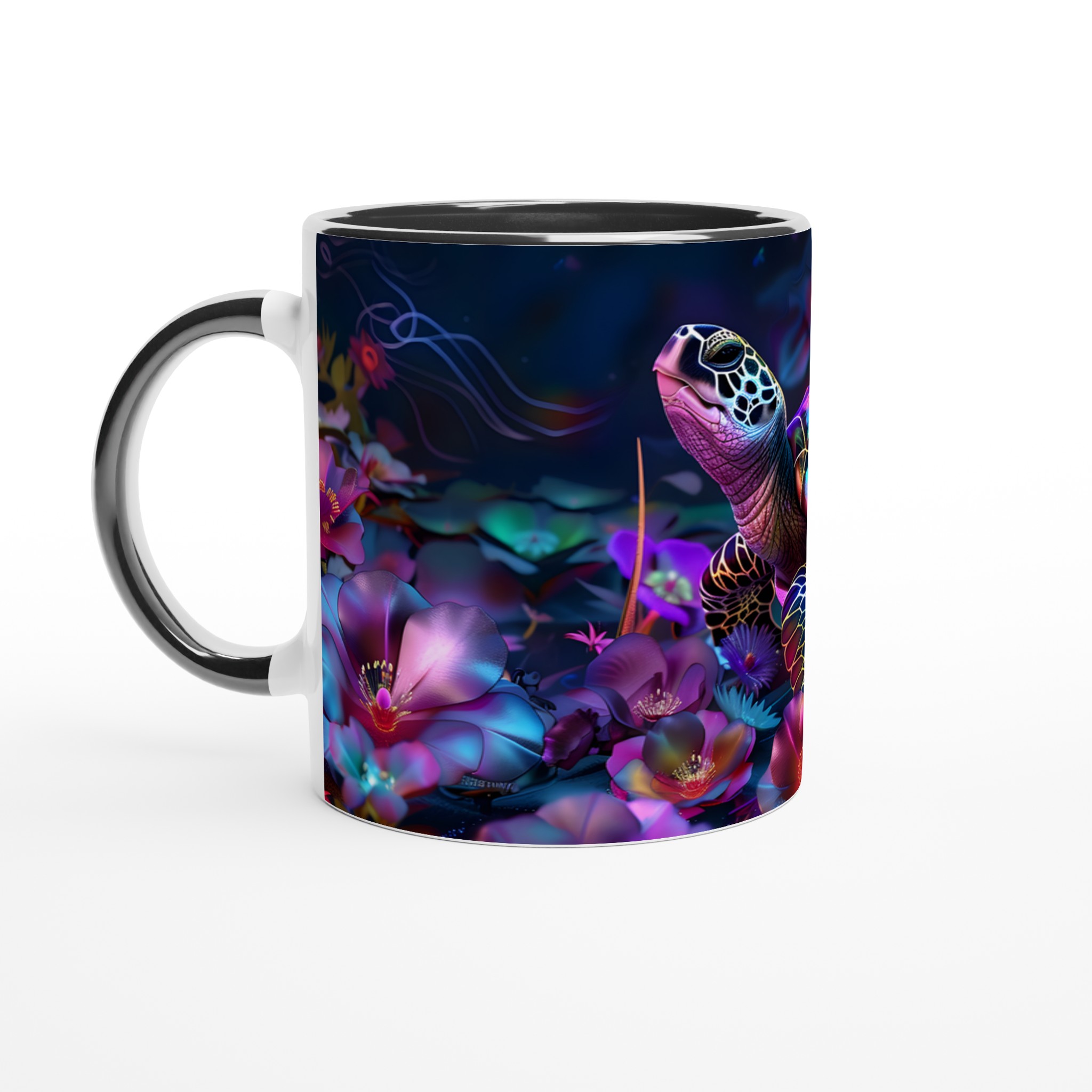 Neon Turtle Dream 11oz Keramikmugg – Färgstark Konst för Din Fikastund i Sju Nyanser 4 1bd08c30-3ce3-44b8-8d51-eccdcb470e9d