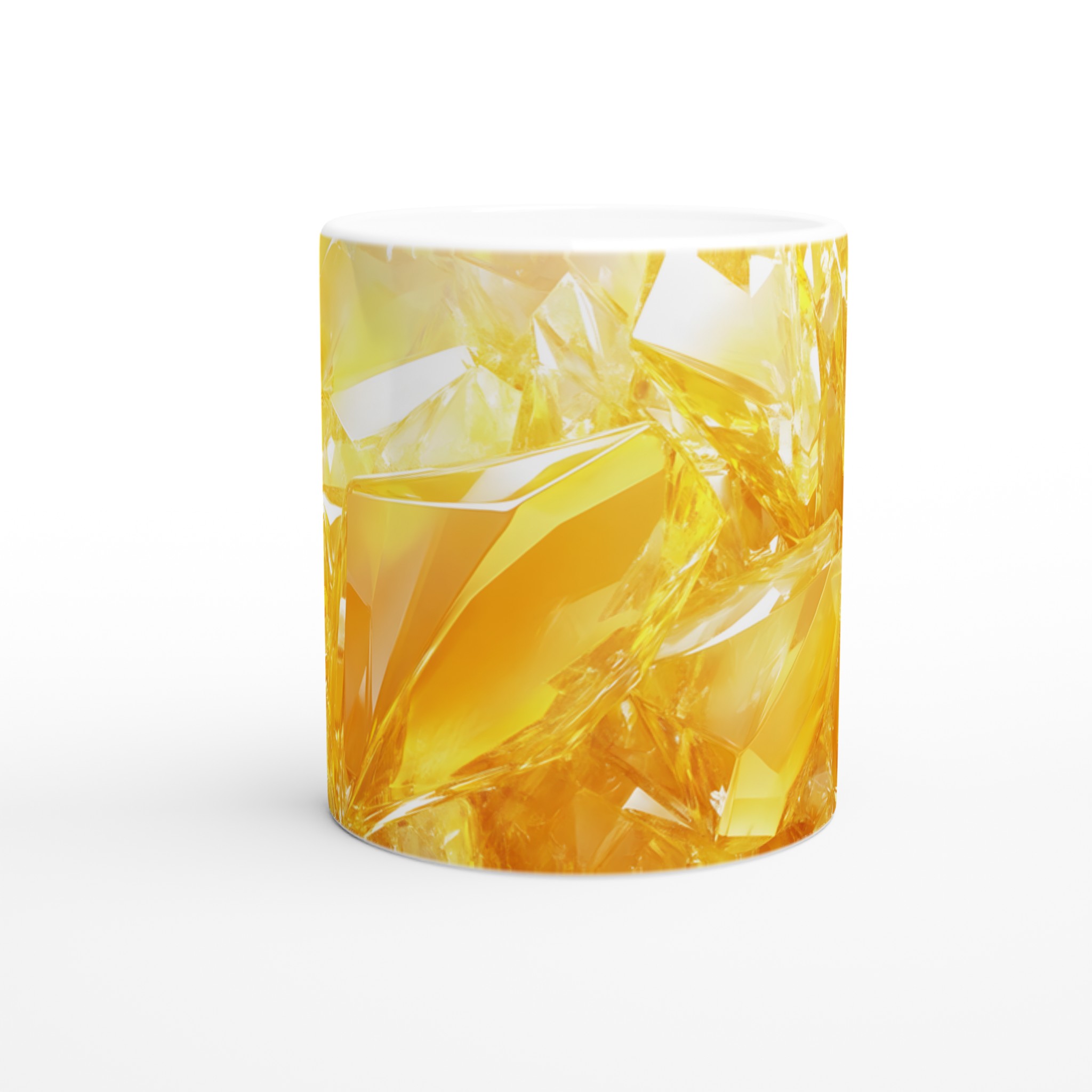 Guldgnistrande 11oz Keramikmugg – Din Kaffestund, Strålande i Gult eller Ditt Val av Färg! 8 1be229a2-22ce-4fb9-98de-2f7aece2b01f
