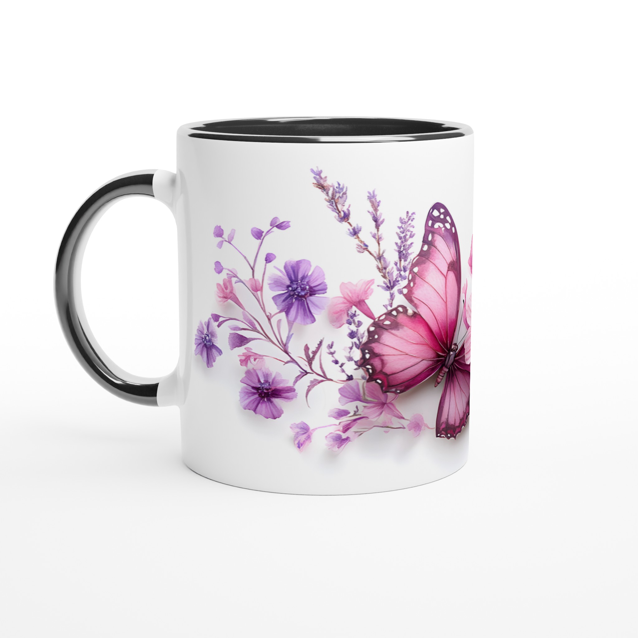 Fjäril & Blommor Keramisk Mugg – Dröm Dig Bort i Lila & Rosa Toner, Välj Din Färg! 4 1c0a1a01-d499-4b43-b19b-9dea2ecaacc2