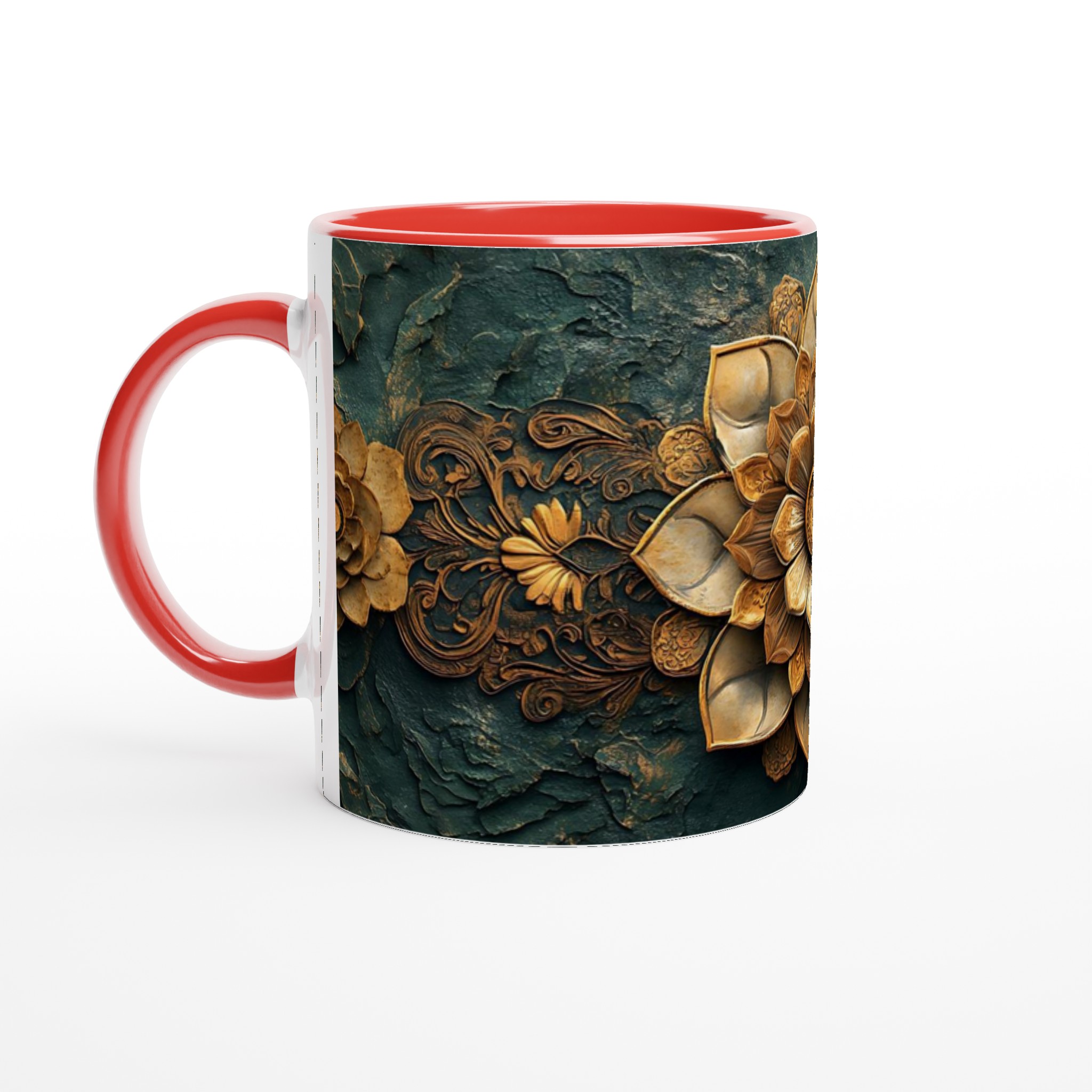 Lyxig Guld Lotus 11oz Keramikmugg - Välj din färg 5 1c6899e6-cc01-4c37-bab6-031460a4aa6b