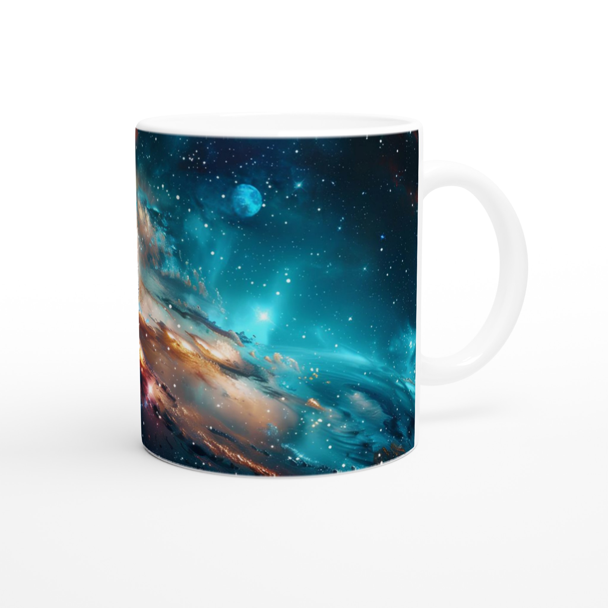 Kosmisk Fotbollsmugg - 11oz Keramikmugg för Stjärnfyllda Stunder 9 1c71cd85-7bc5-48b6-a917-a919a5da1f85