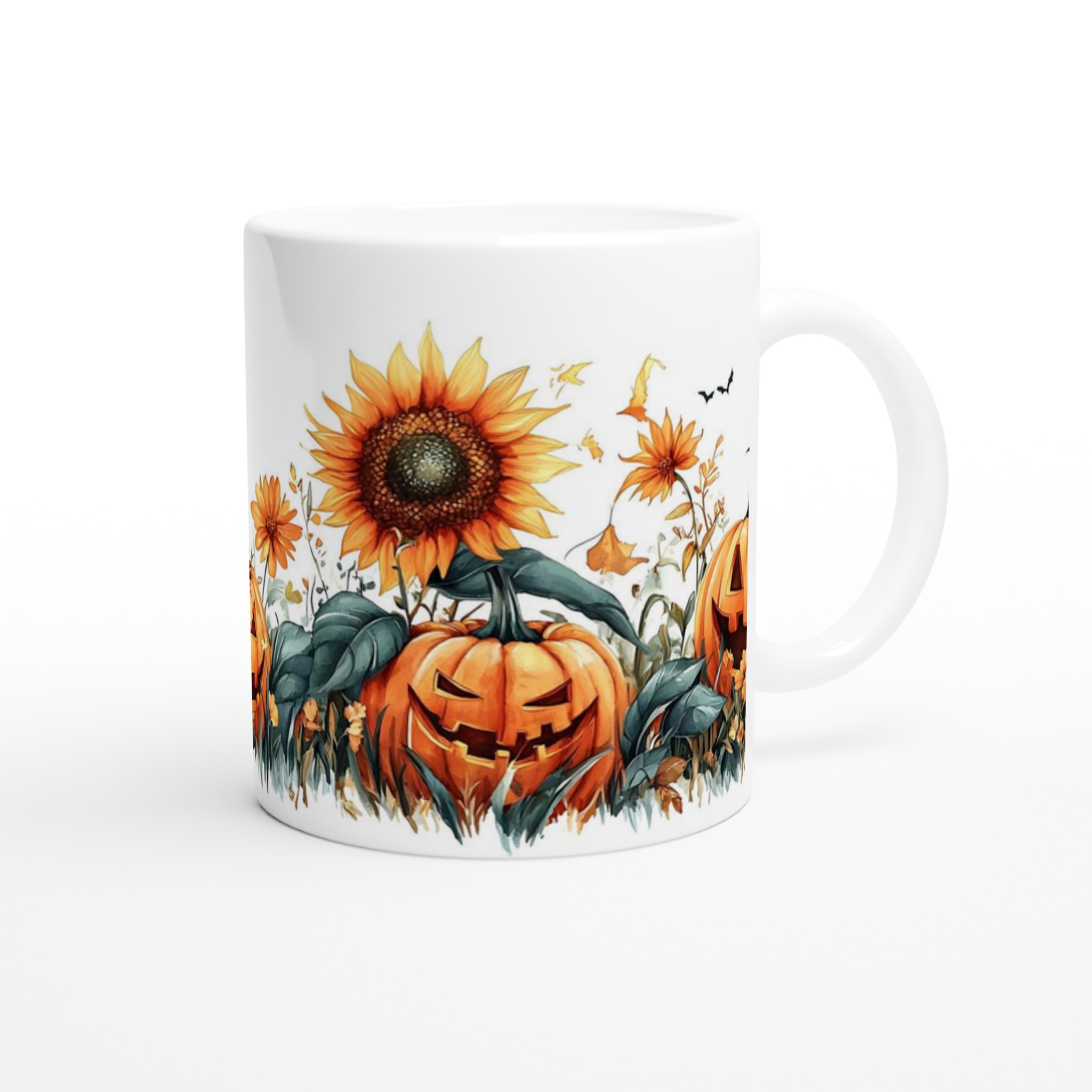 Mysig Halloween Mugg – Pumpor & Solrosor i Vattenfärg | Välj din favoritfärg! 9 1c769579-cd4e-47fd-8767-e270a8adb888