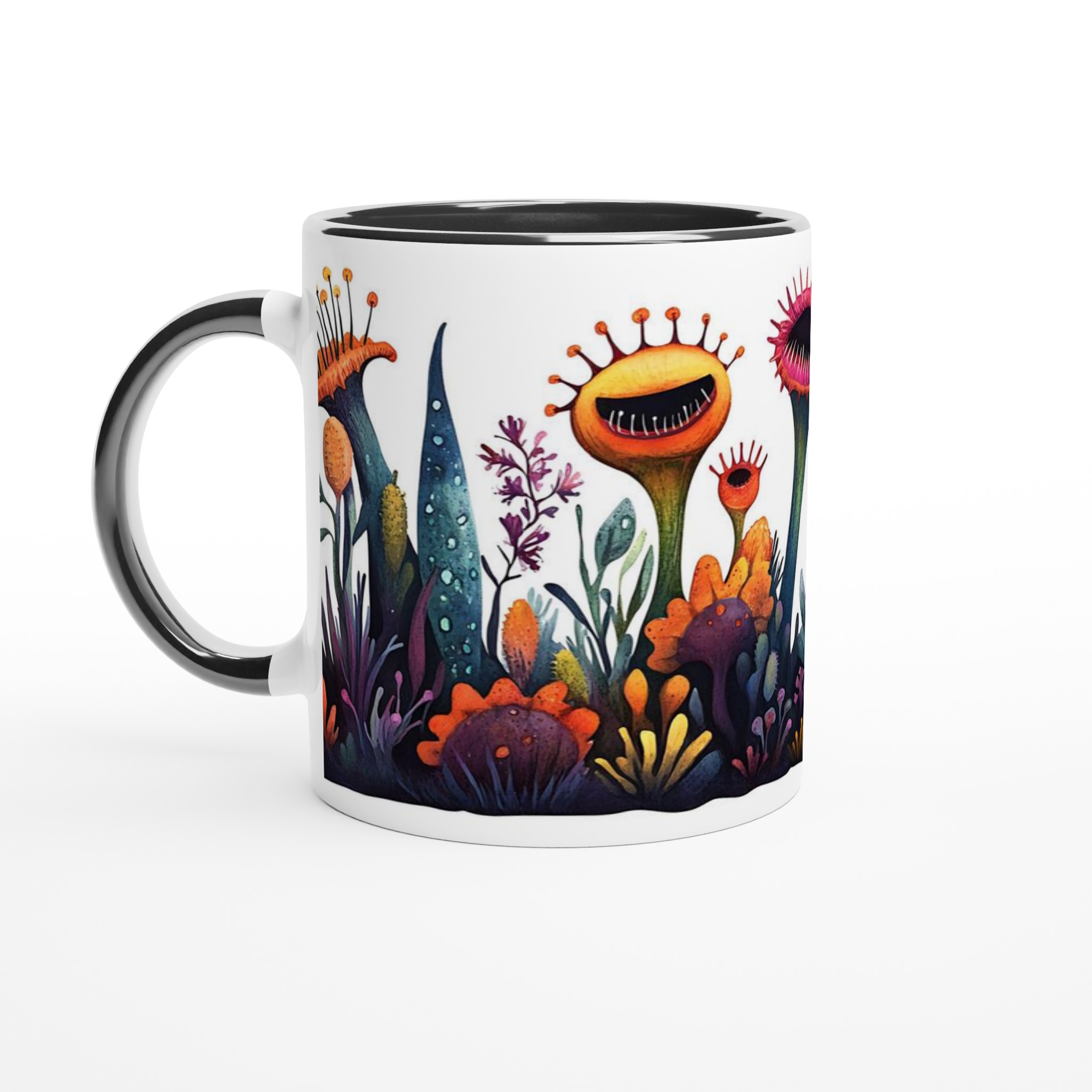 Mystiska Blommor 11oz Keramisk Mugg - Drömsk Design med Livfulla Färger 4 1c864f15-5beb-4f14-b02e-e9e98fb17f72