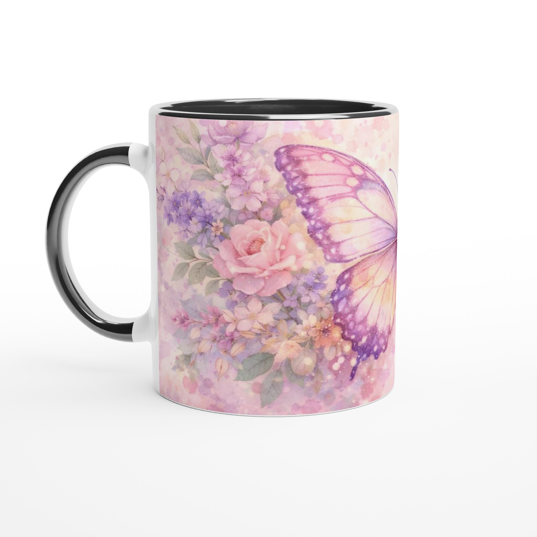 Elegant 11oz Ceramic Mug with Soft Pastel Butterfly & Floral Design 4 1c909570-bf07-470a-a8f6-60d545c87385