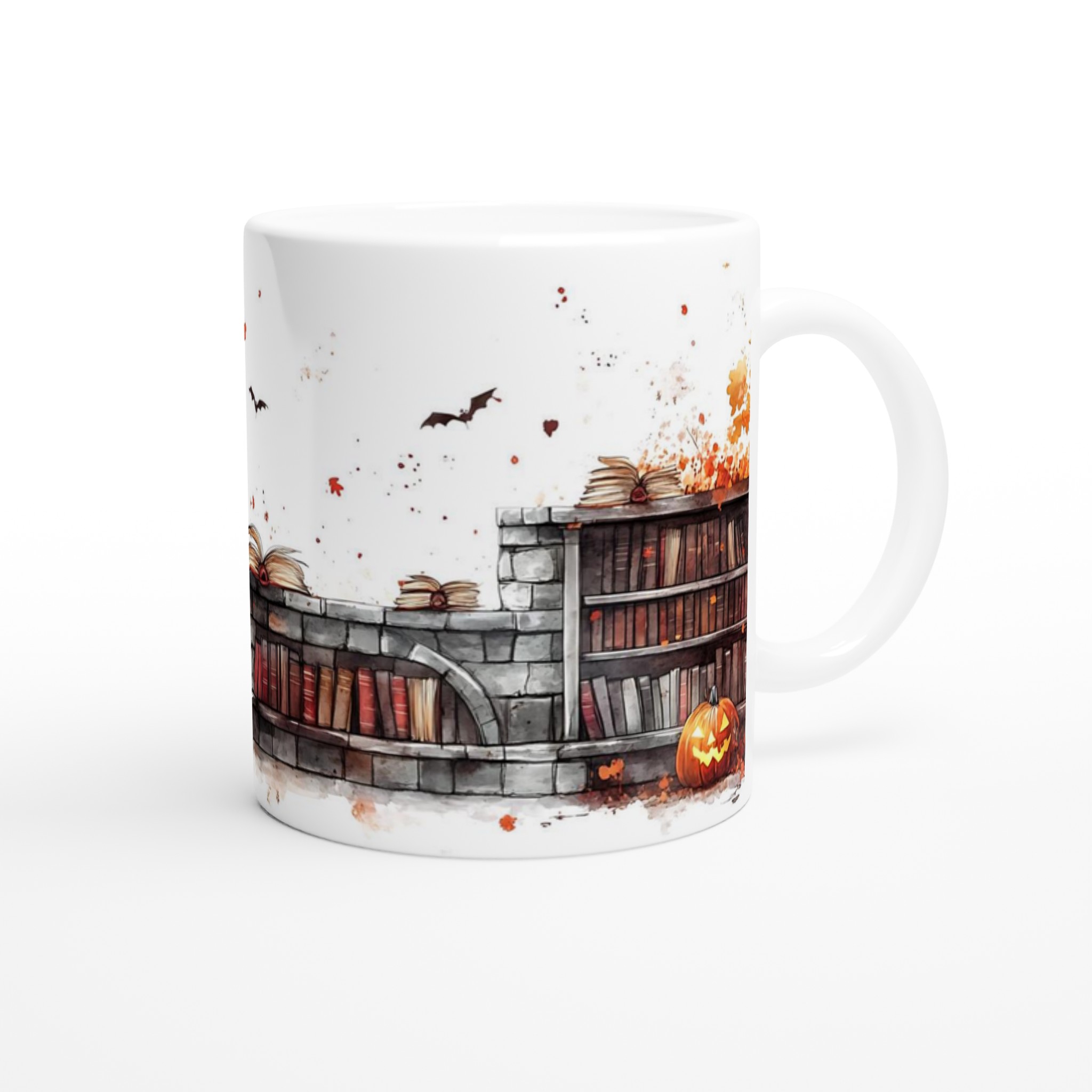 Mystisk Bibliotek Halloween Keramikmugg - Din Perfekta Höstfika i Valfri Färg! 9 1c9a483d-3f46-4028-851b-7477749b37a0