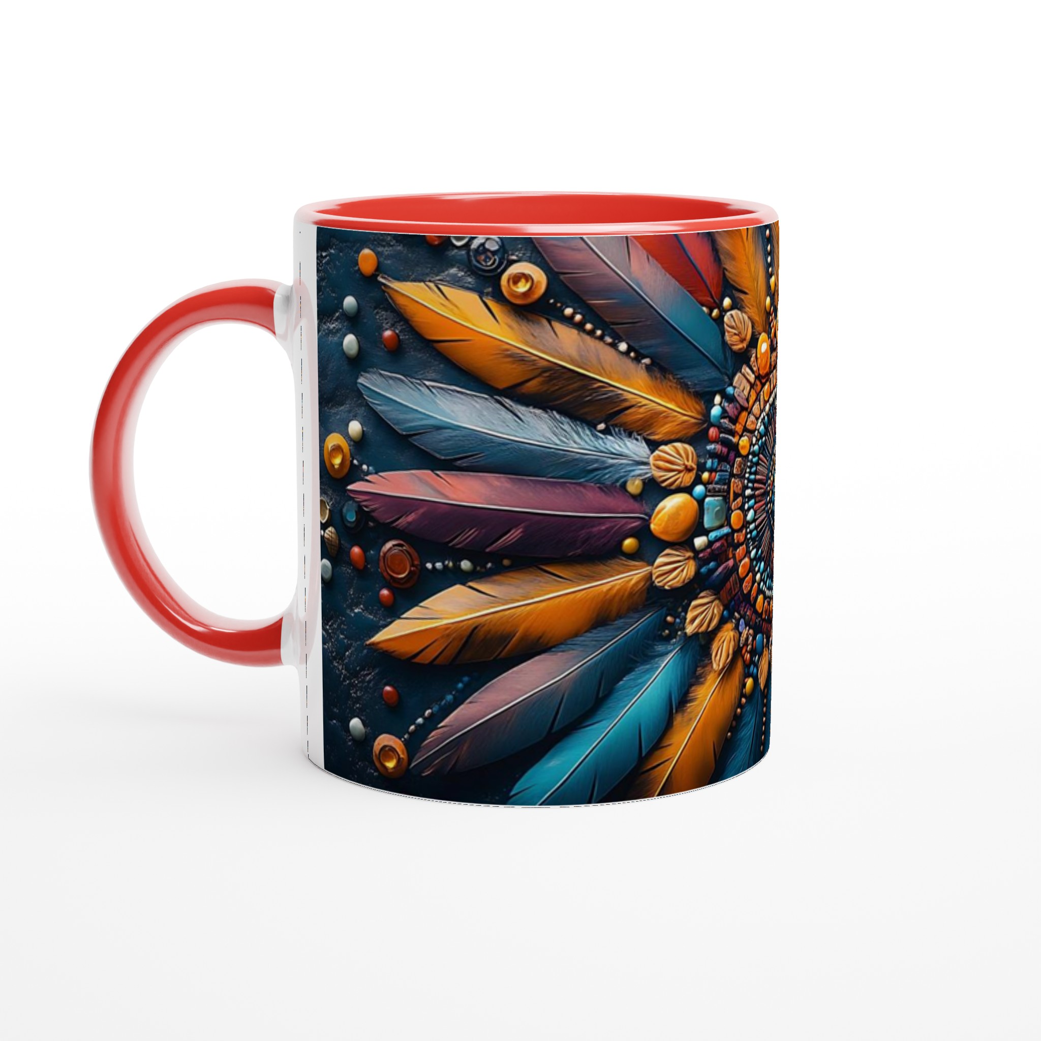Aztec Inspired 11oz Keramisk Mugg – Konstfull Design i Levande Färger 5 1cb8d6cc-02f8-45f6-927a-57a3f9d163f6