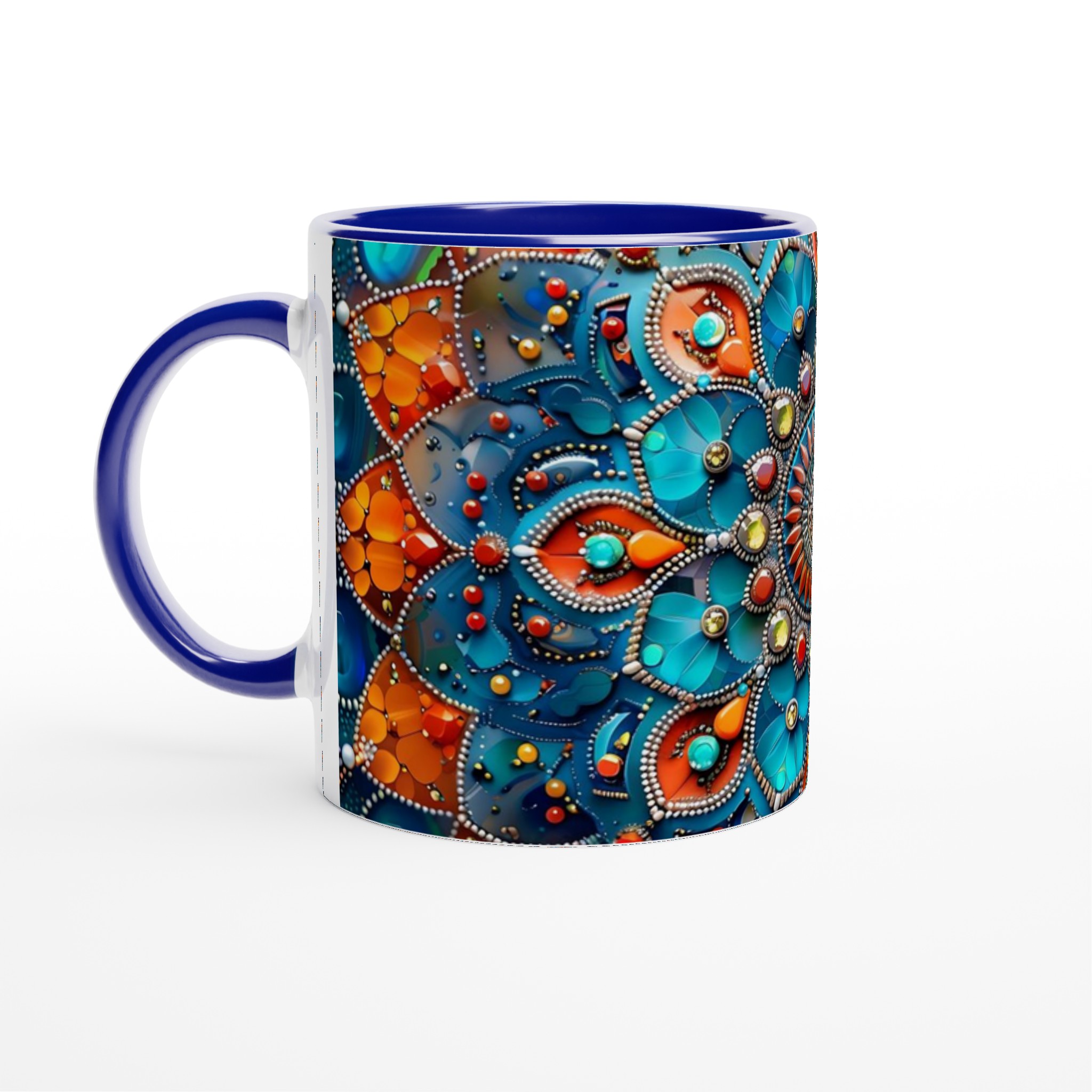 Mandala Keramikmugg 11oz – Levande Boho-Design i Flera Färger 2 1cde37f2-21b9-41b0-86d8-615023cb2766