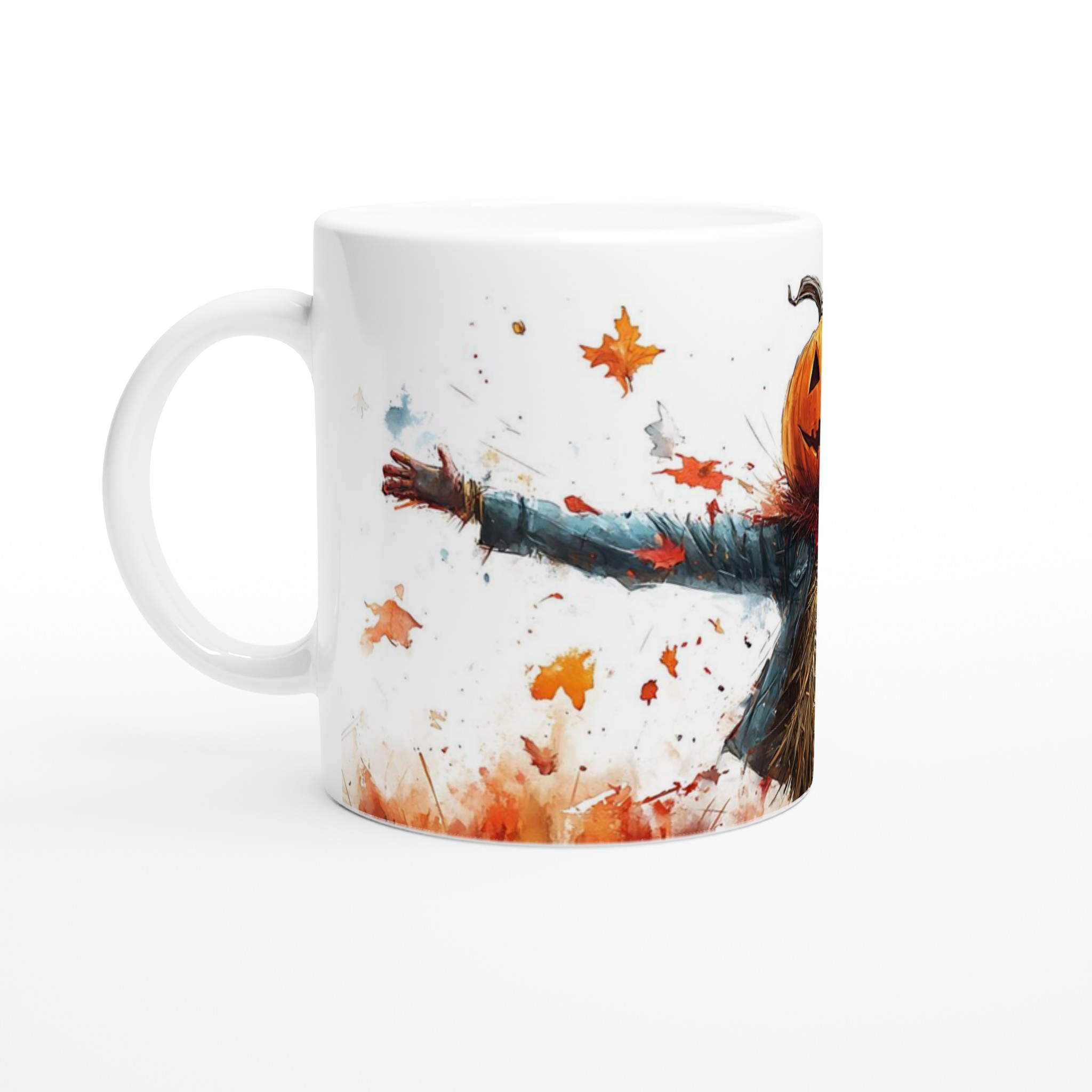 Glad Halloween Pumpa Skrämma Mugg – Levande Akvarell Keramik Kaffekopp i Flera Färger 1 1cfe74a8-01ae-4239-b101-dc2c76ab982e