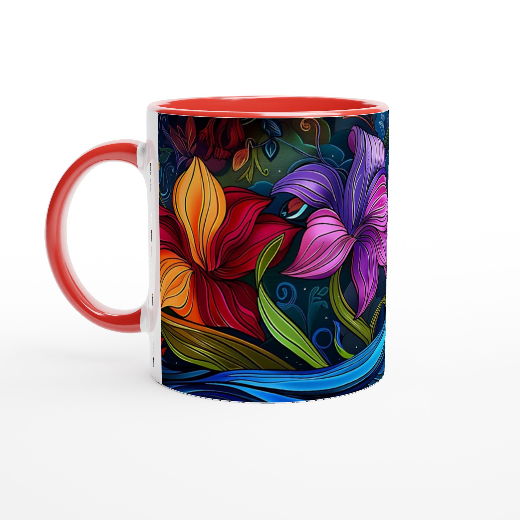 Abstrakt Blomsterprakt Keramikmugg – Din Kaffepaus i Färg! 5 1d08edc4-4e01-4f24-b0ef-c73c114606c1