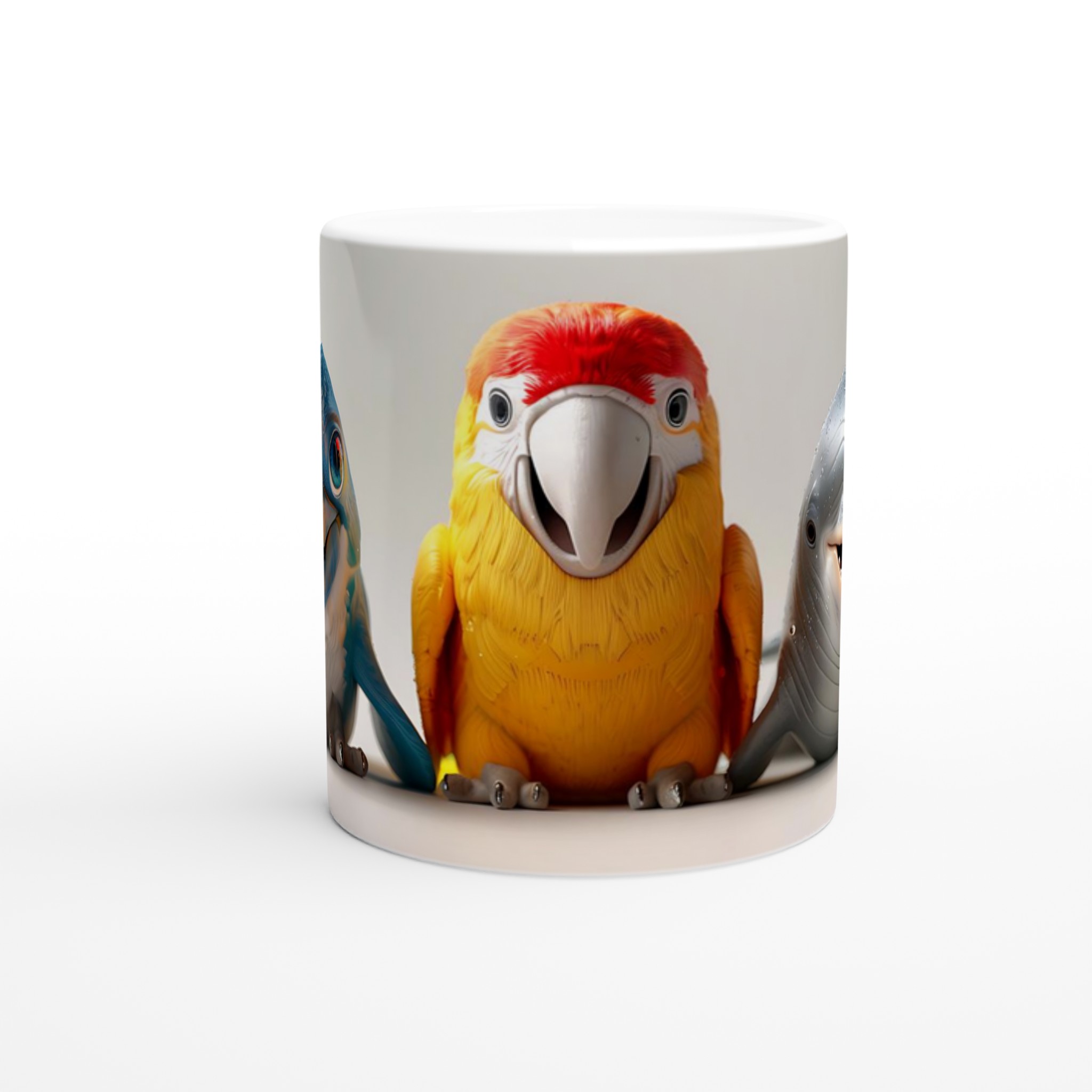 Söta Djurvänner Keramisk Mugg - 11oz Kaffe- & Temugg i Valfri Färg, Hållbar & Diskmaskinsäker 9 1d5aa995-9aa4-4cc0-98fc-cf29de54ecba