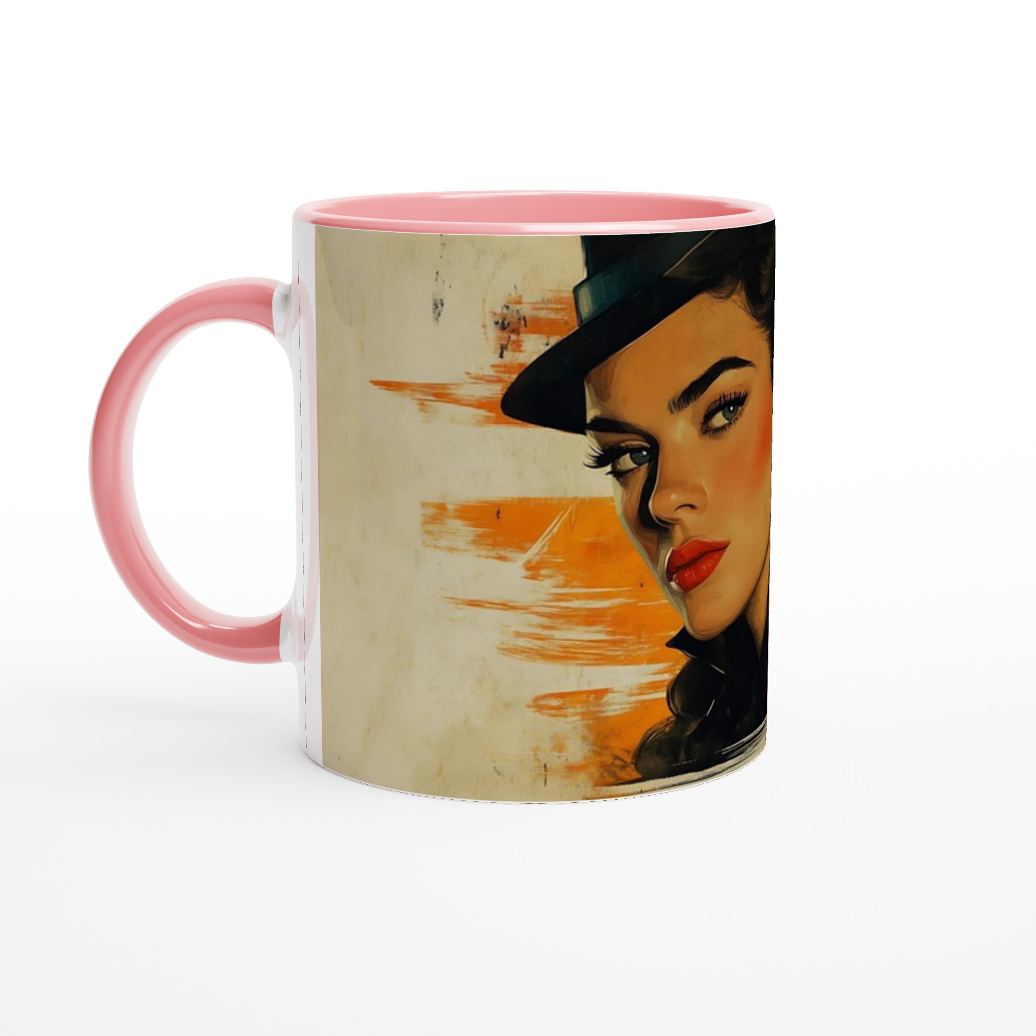 Retro Romance Keramikmugg - 11oz Konsttryck med Pulp Art Vibe 6 1d921602-9577-4fe9-8a31-b1af9d017f05