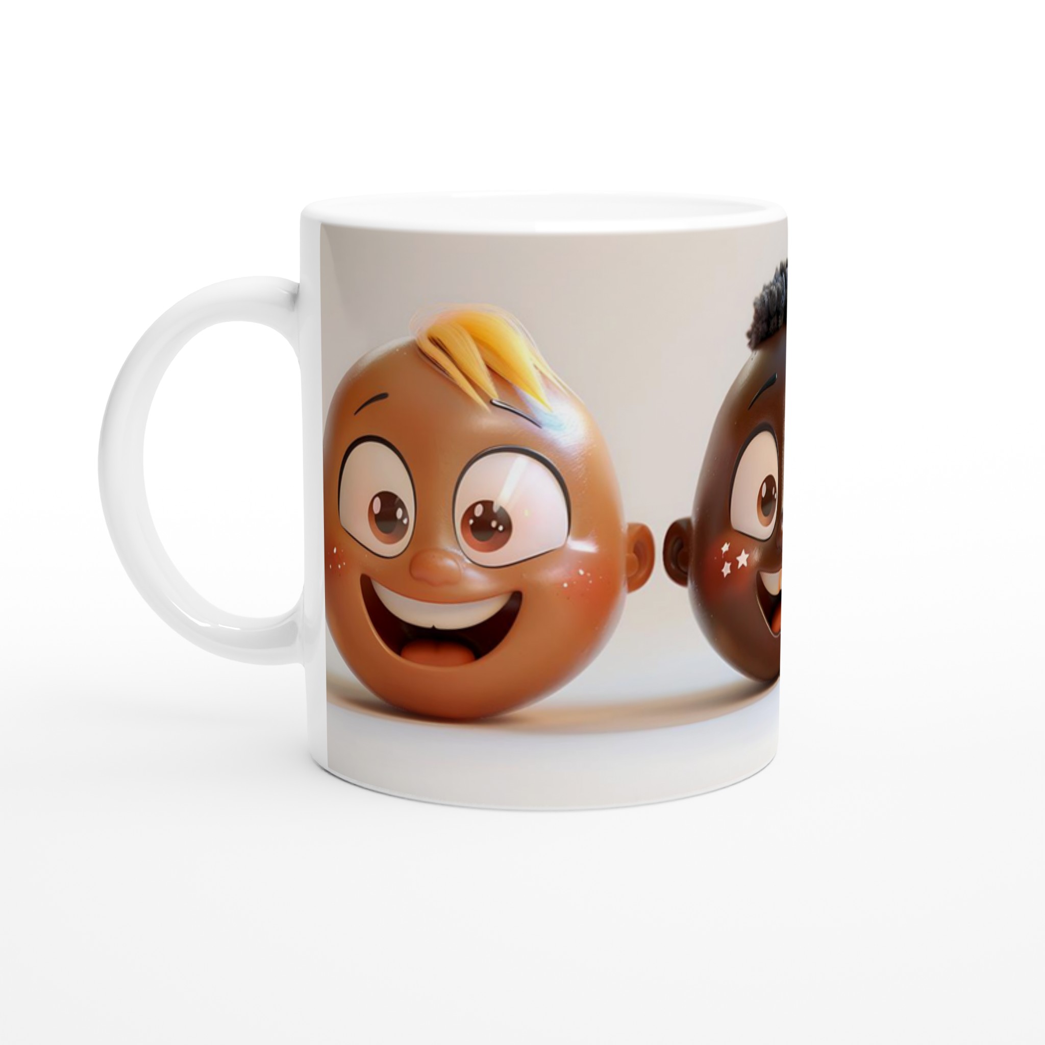 Glad Kaffemugg – Färgstark Keramisk Mugg med Glad Babyansikte – Välj din favoritfärg! 1 1dad2b39-95f9-4099-bb38-566b47177248