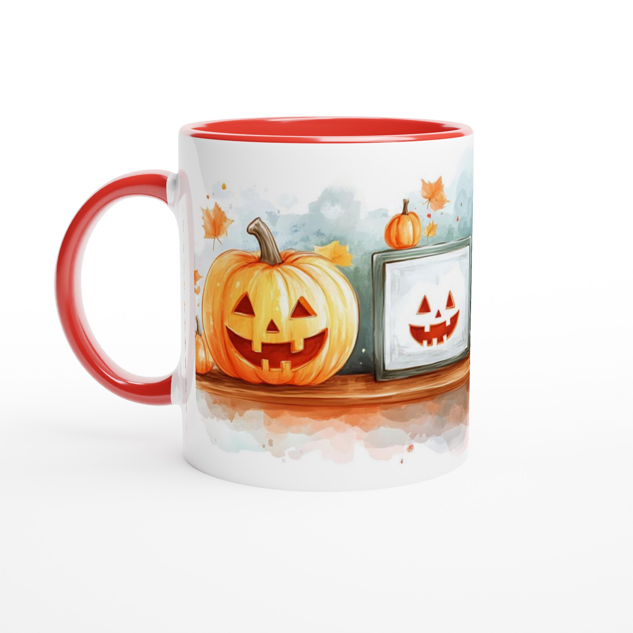Glad pumpa 11oz keramikmugg – Perfekt för Halloween och mysiga höstdagar, välj din färg! 5 1e6ea48e-a9f1-4e1c-a77e-d46b9aa9978c