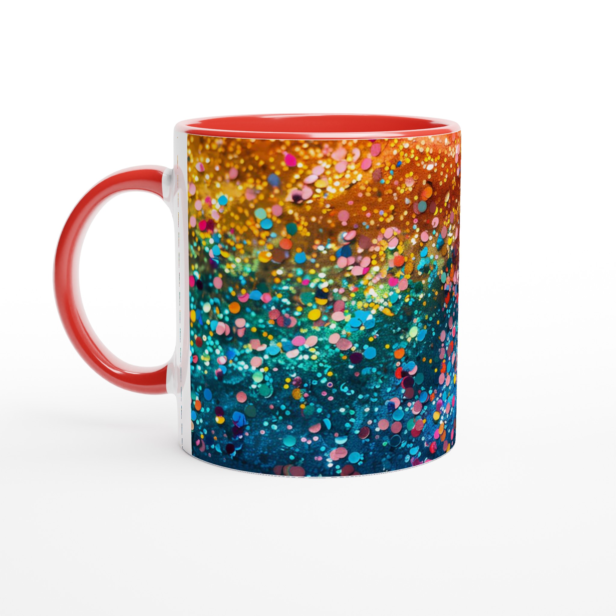 Glittrande Konfetti Keramikmugg – Färgglad 11oz Kaffekopp för Festliga Stunder i ditt Val av Färg 5 1e77bcf5-bc31-4fed-a9a9-3849a7f8d3cb