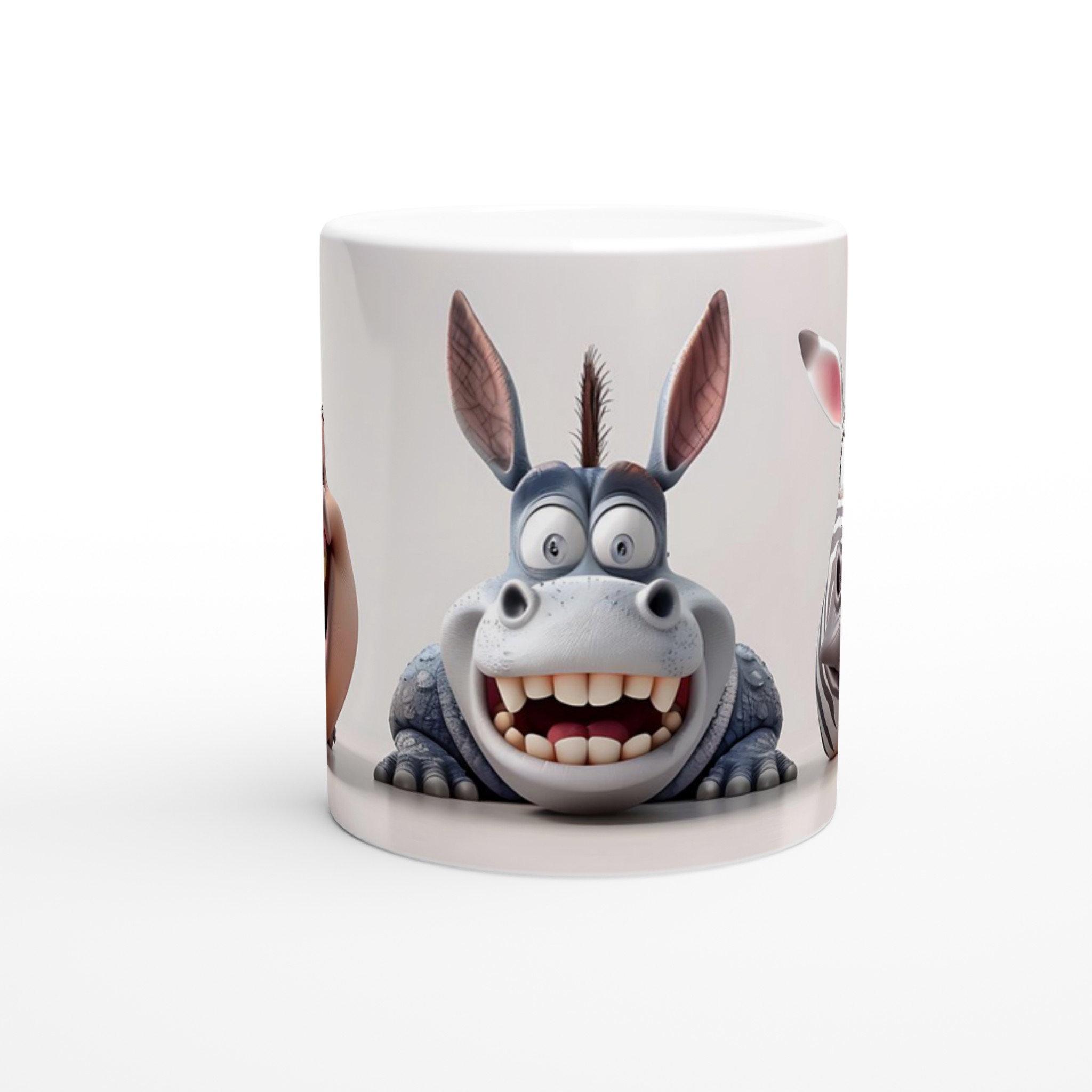 Glada Djur Keramikmugg - 11oz Rolig Design i Flera Färger 8 1ea09983-a358-4c37-9a97-e26368e401fd