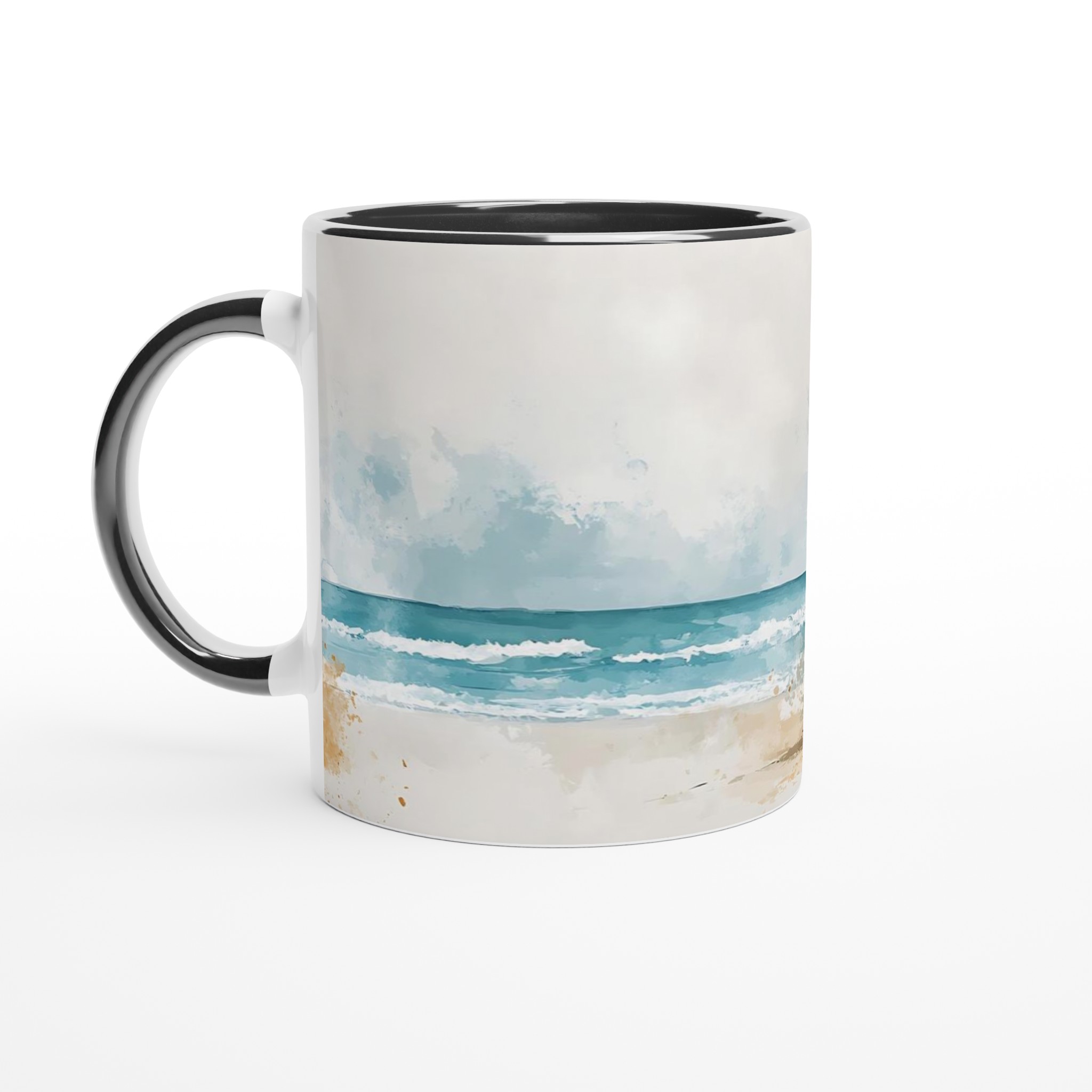 Semester & Strand Keramikmugg - 11oz, Levande Akvarellstil för Din Kaffestund 4 1ed8b340-d26a-4f82-8624-e648fb6ac59e