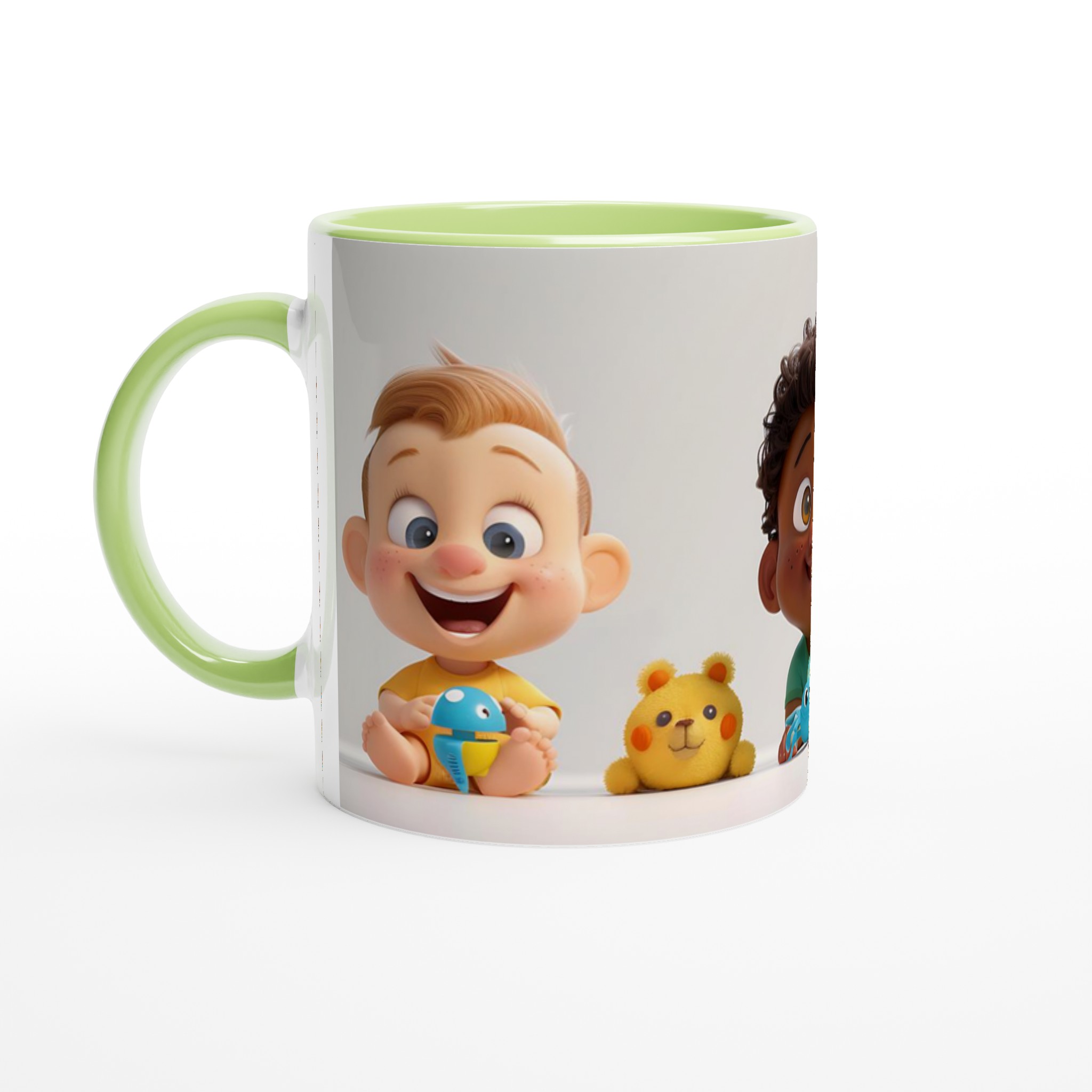 Söta Babyvänner 11oz Keramikmugg – En charmig design för din favoritdryck 7 1ef0a3b4-c787-4791-88f7-4c78cee0207b