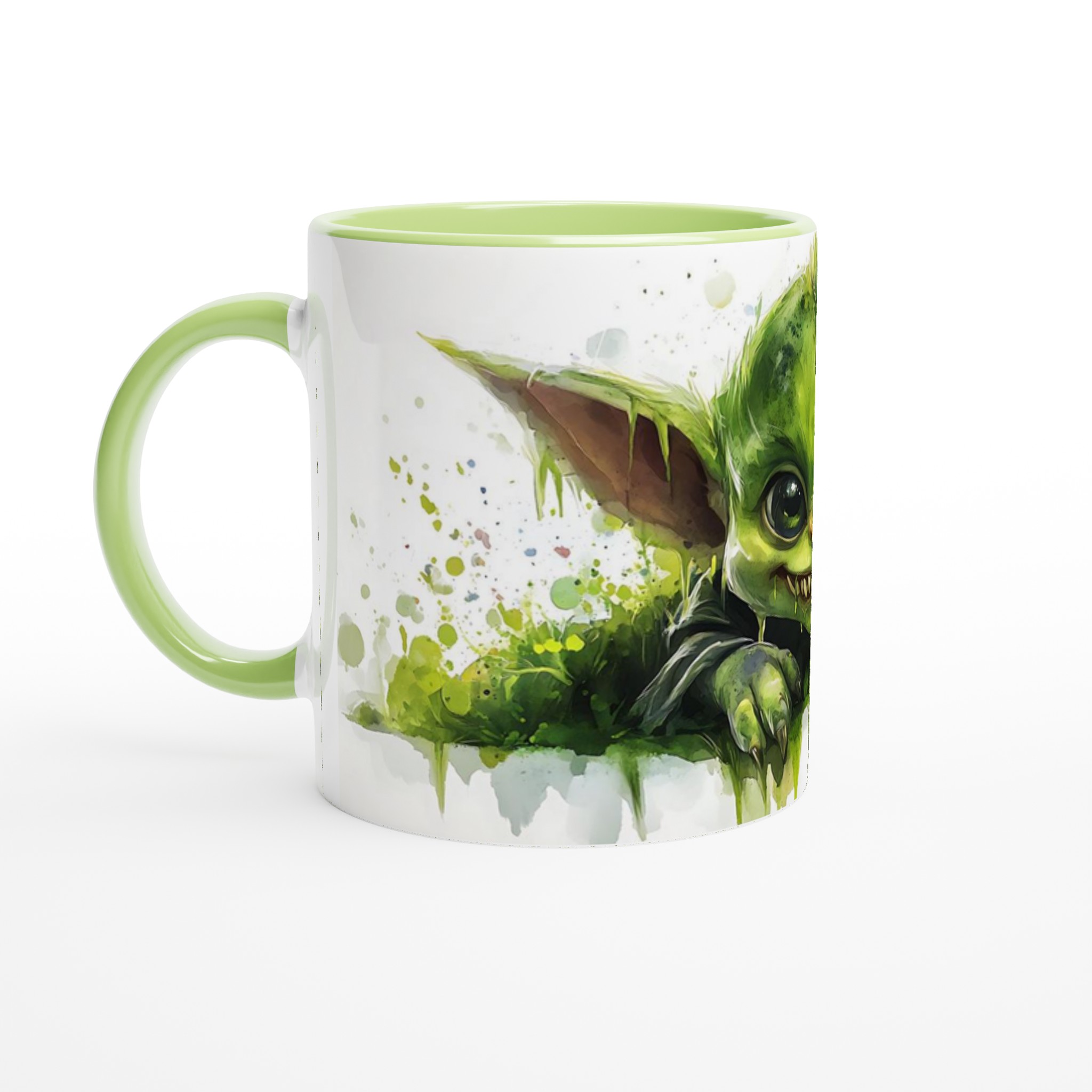 Grön Fantasyvarelse Akvarell Mugg – Charmig & Lekfull 11oz Keramikmugg 7 1f15385c-7050-4c27-8c2d-63d735e75a9e
