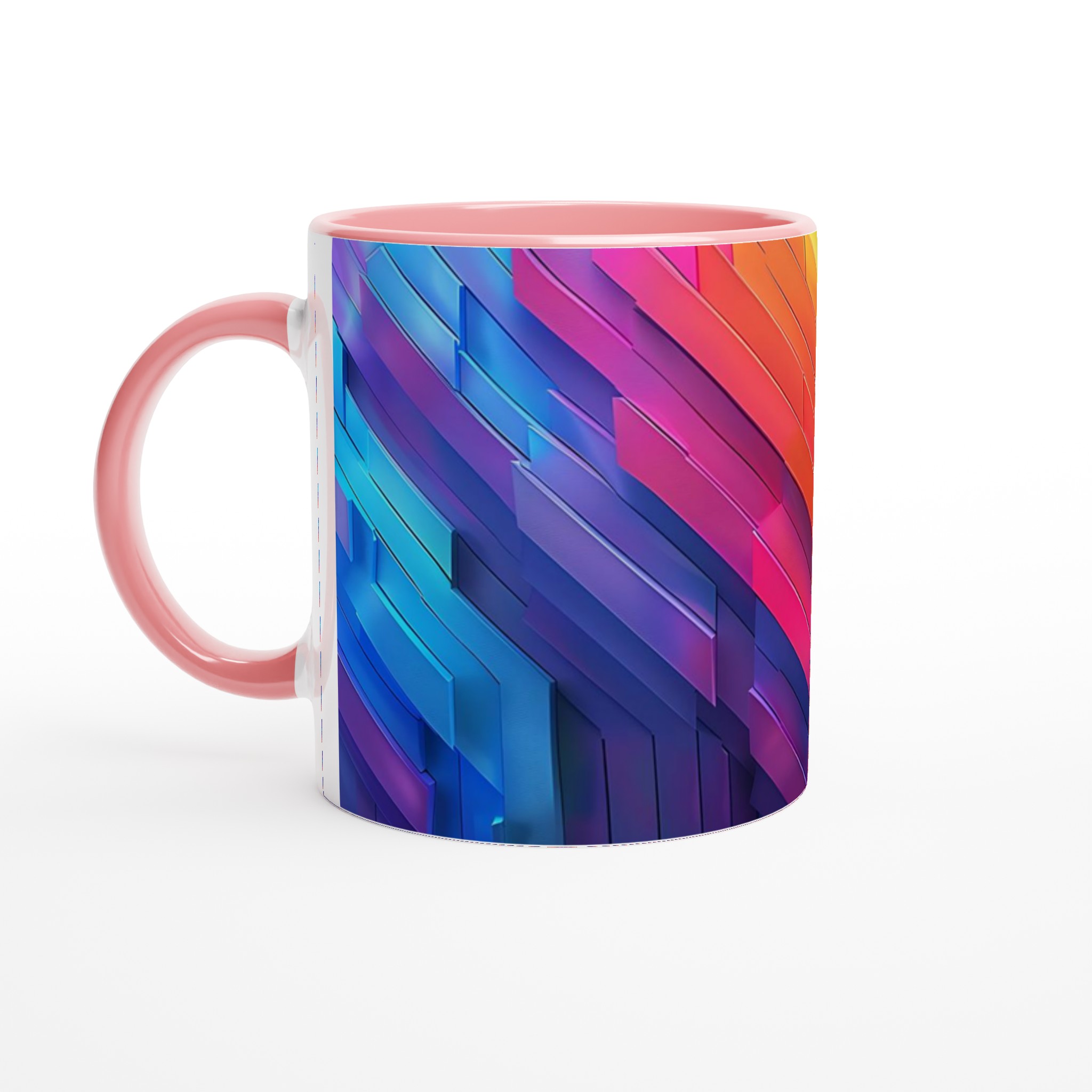 Abstrakt Chevron Mugg - Färgsprakande 11oz Keramikmugg för Modern Stil i Valfri Färg 6 1f76cd5e-fabc-4da4-84b1-3a32697ce8cb