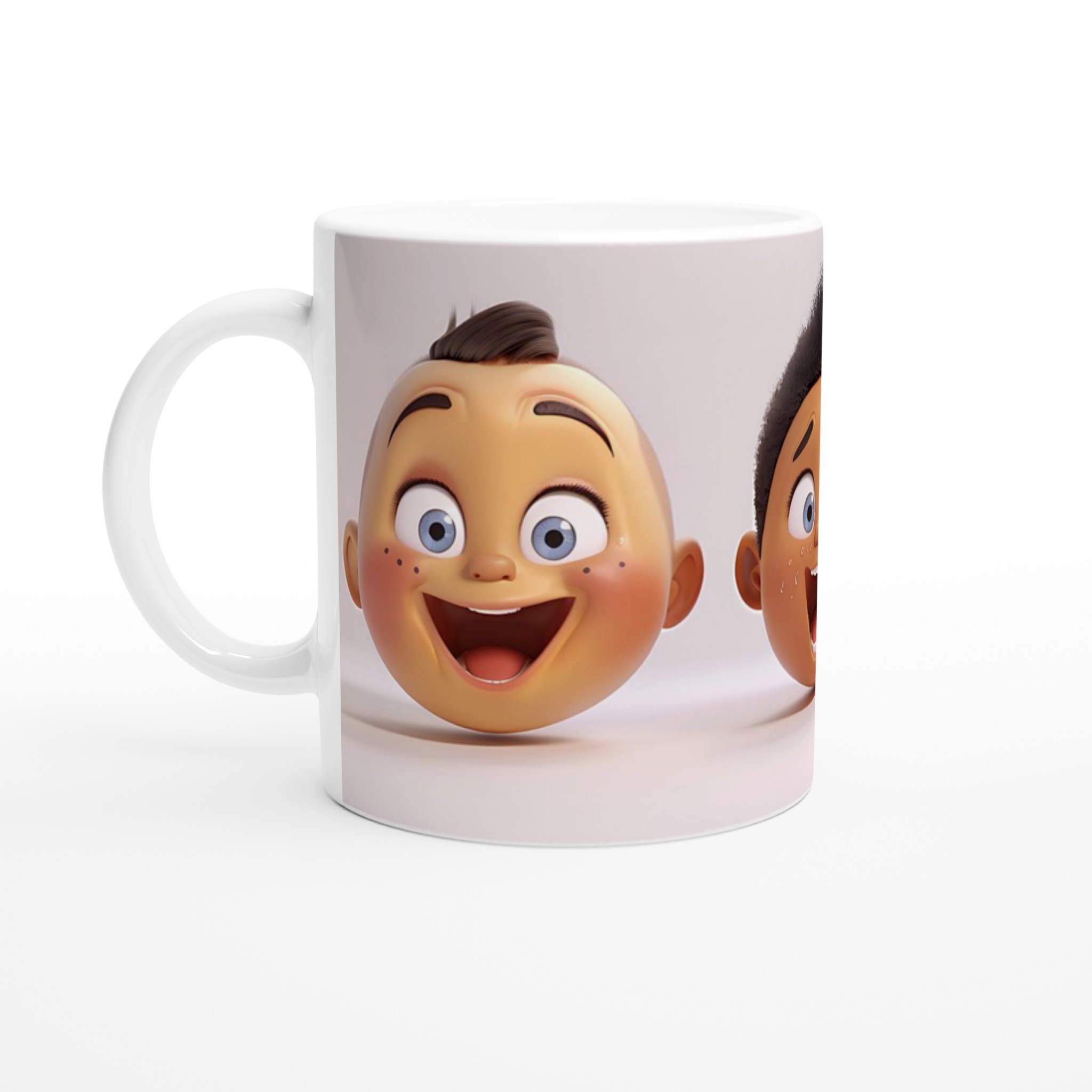 Glad Baby Ansikte Keramisk Mugg – Personlig Kaffemugg med Sött Tryck i Valfri Färg 1 1fbe36df-380f-4a01-afc2-77f7125d91df