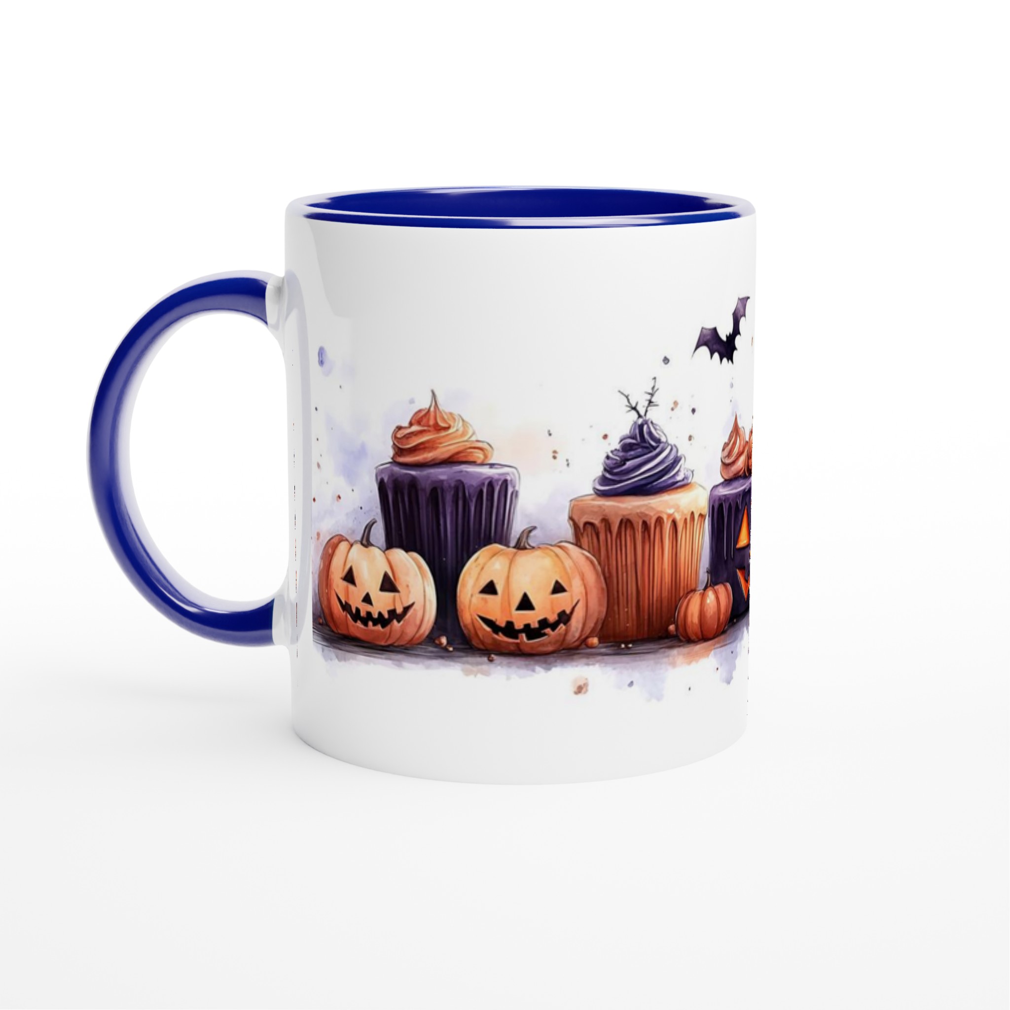 Mystisk Halloween: 11 oz Keramisk Mugg – Spöklika pumpor och fladdermöss på din favoritkopp! 2 1fceed37-77e2-4882-8fad-9a25b84efdf1