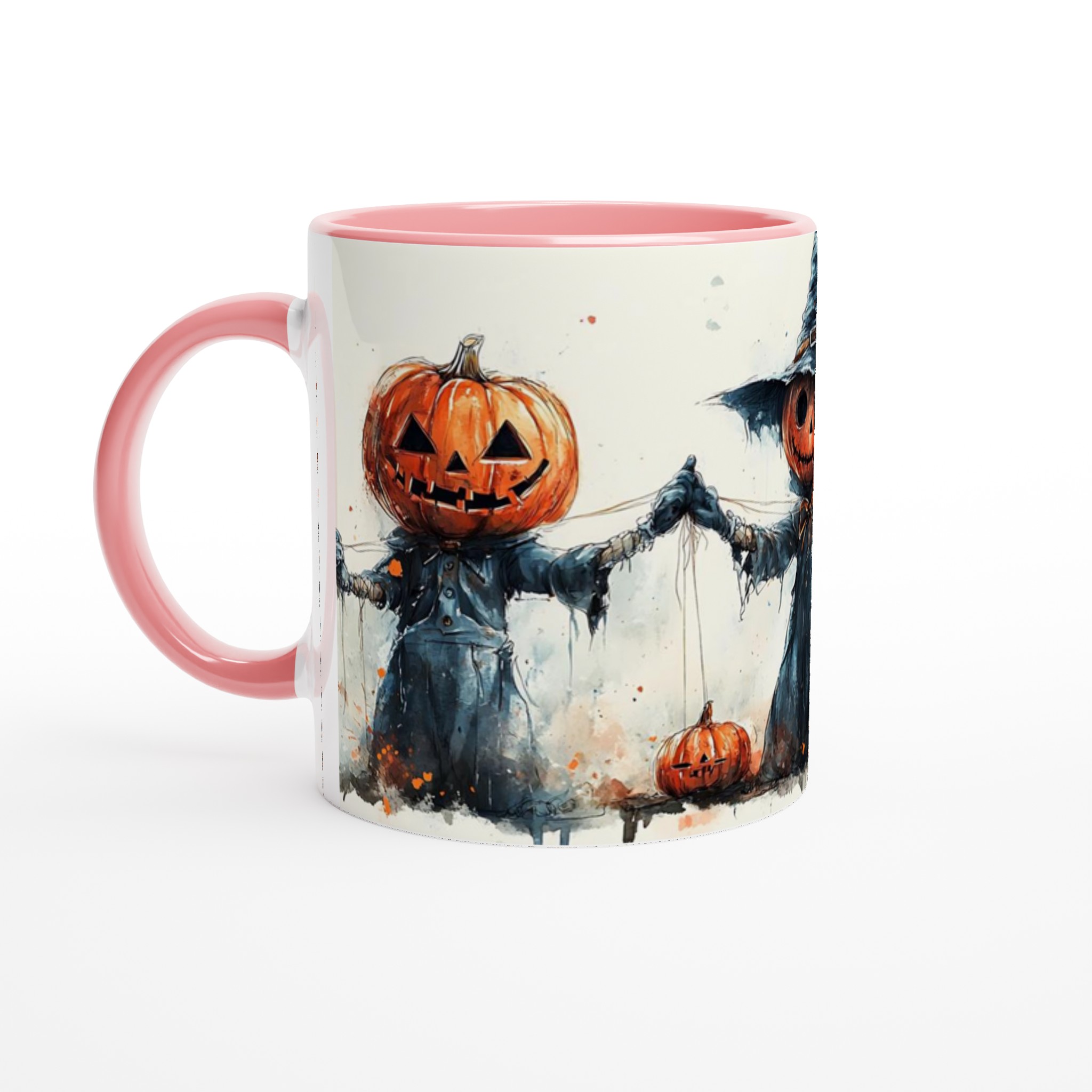 Mystisk Pumphuvud Fågelskrämma Keramisk Mugg – Perfekt för Halloween & Höstmys 6 1fd15cef-f562-473d-b097-d9f0f25eb331