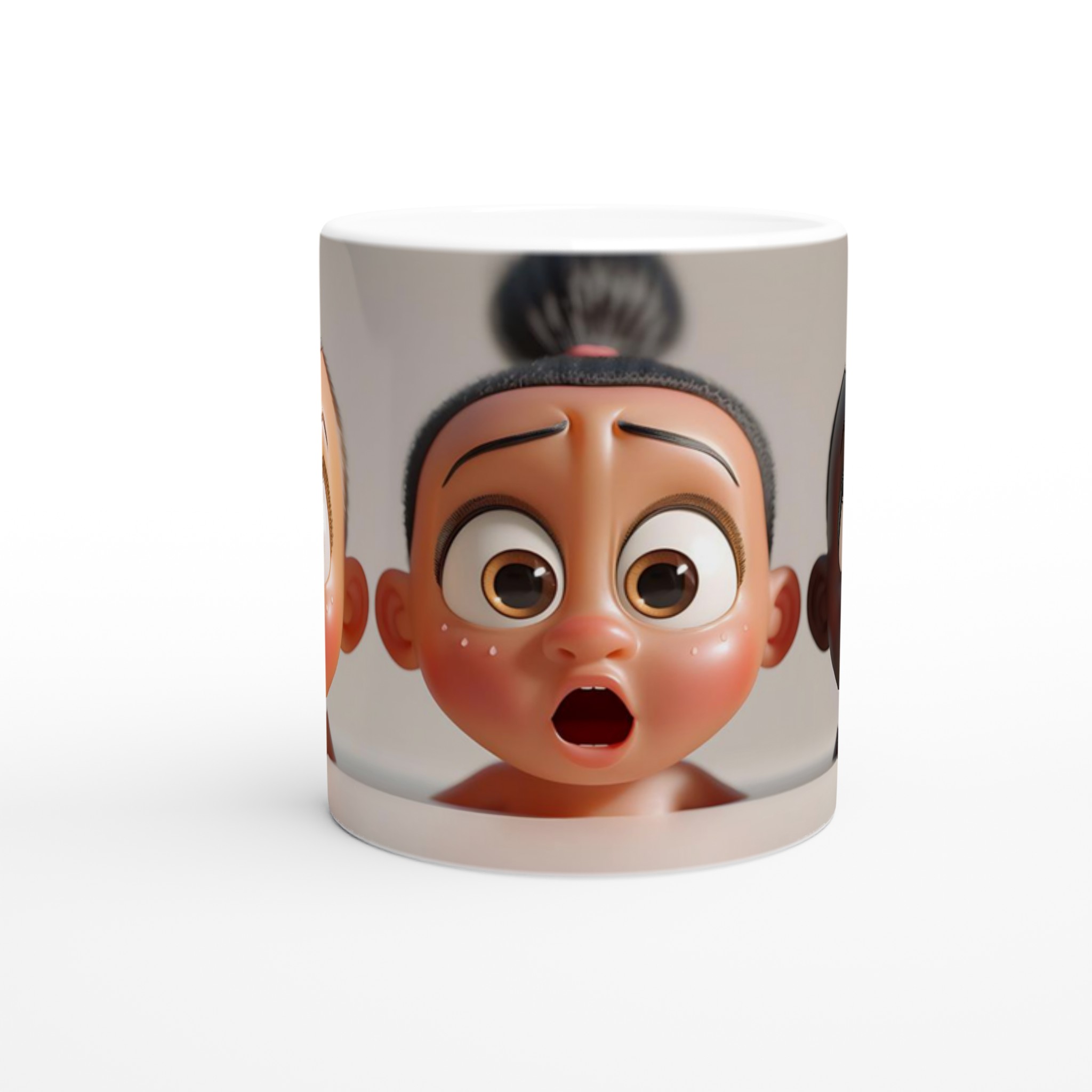 Förvånade Babyansikten 11oz Keramisk Mugg – Uttrycksfull Design i Flera Färger 8 1fe45001-32af-4820-9914-af9c727fd90a