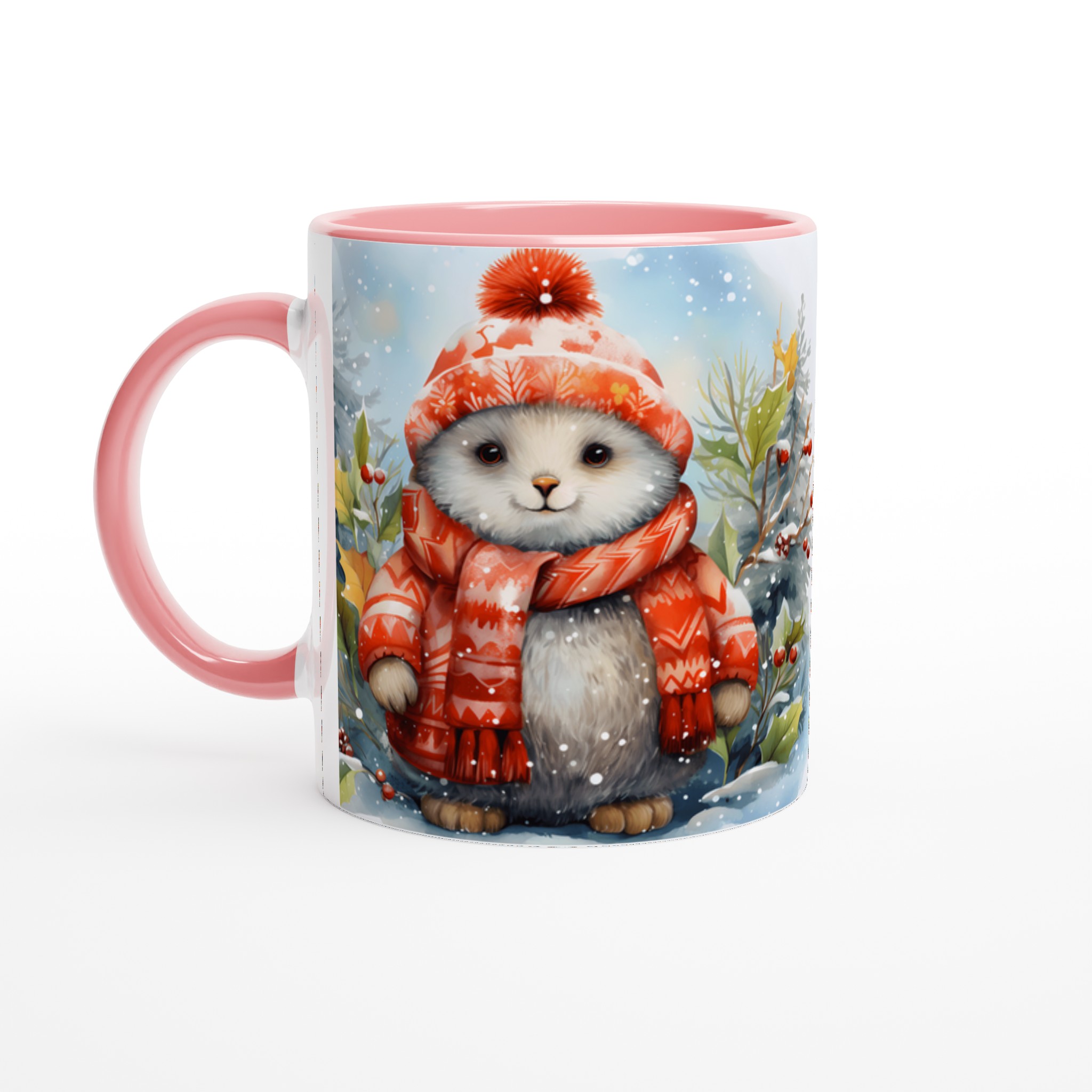 Mysig Vinterräv Mugg – Keramisk 11oz Kaffemugg i Din Färg 6 200dec47-73d7-49eb-9b32-e0e007ae57d6