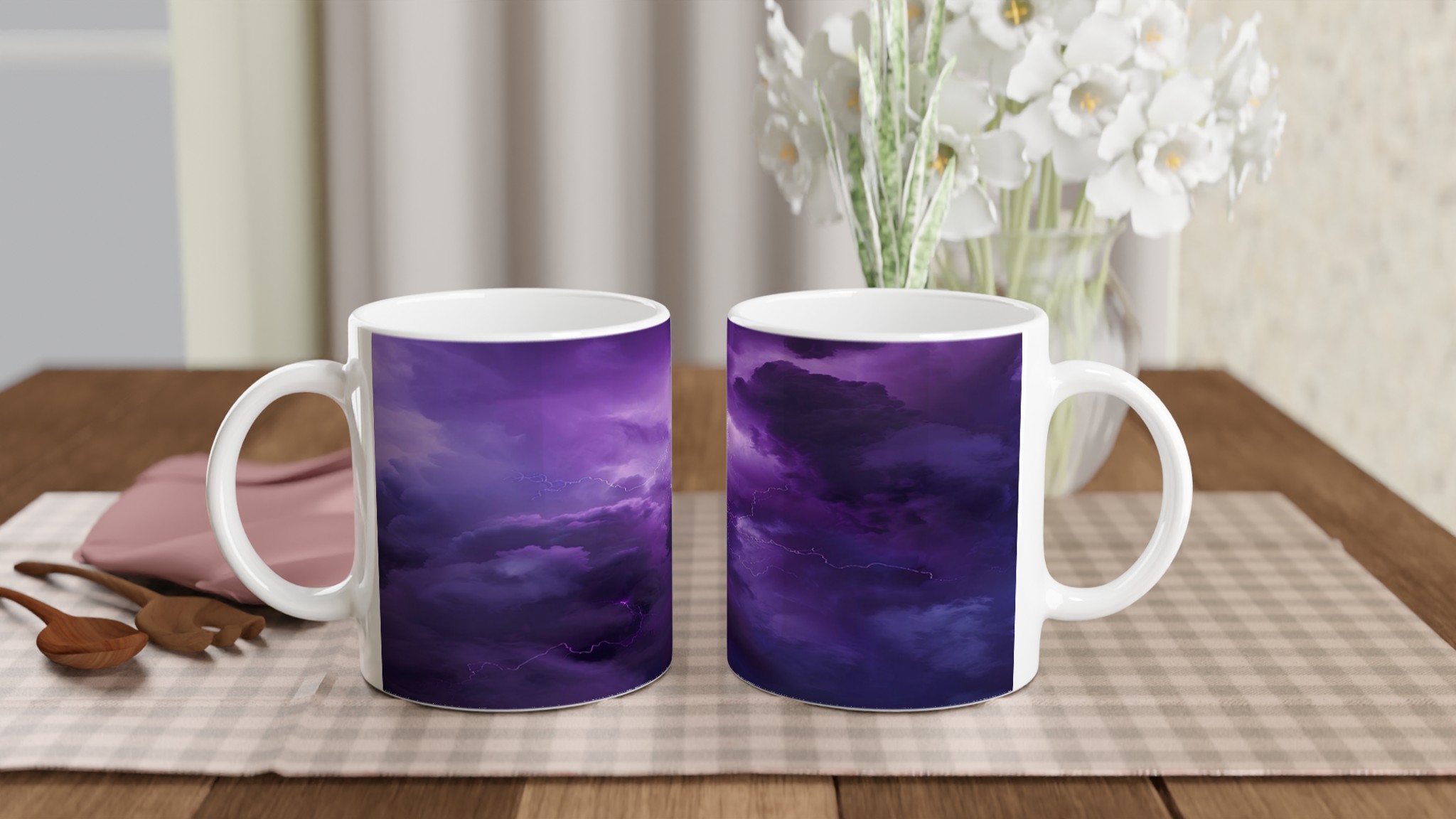 Åskväder & Lila Moln 11oz Keramisk Mugg – Välj bland 7 Livfulla Färger 10 201d92fb-5757-46ee-ad9d-1cedce419f28