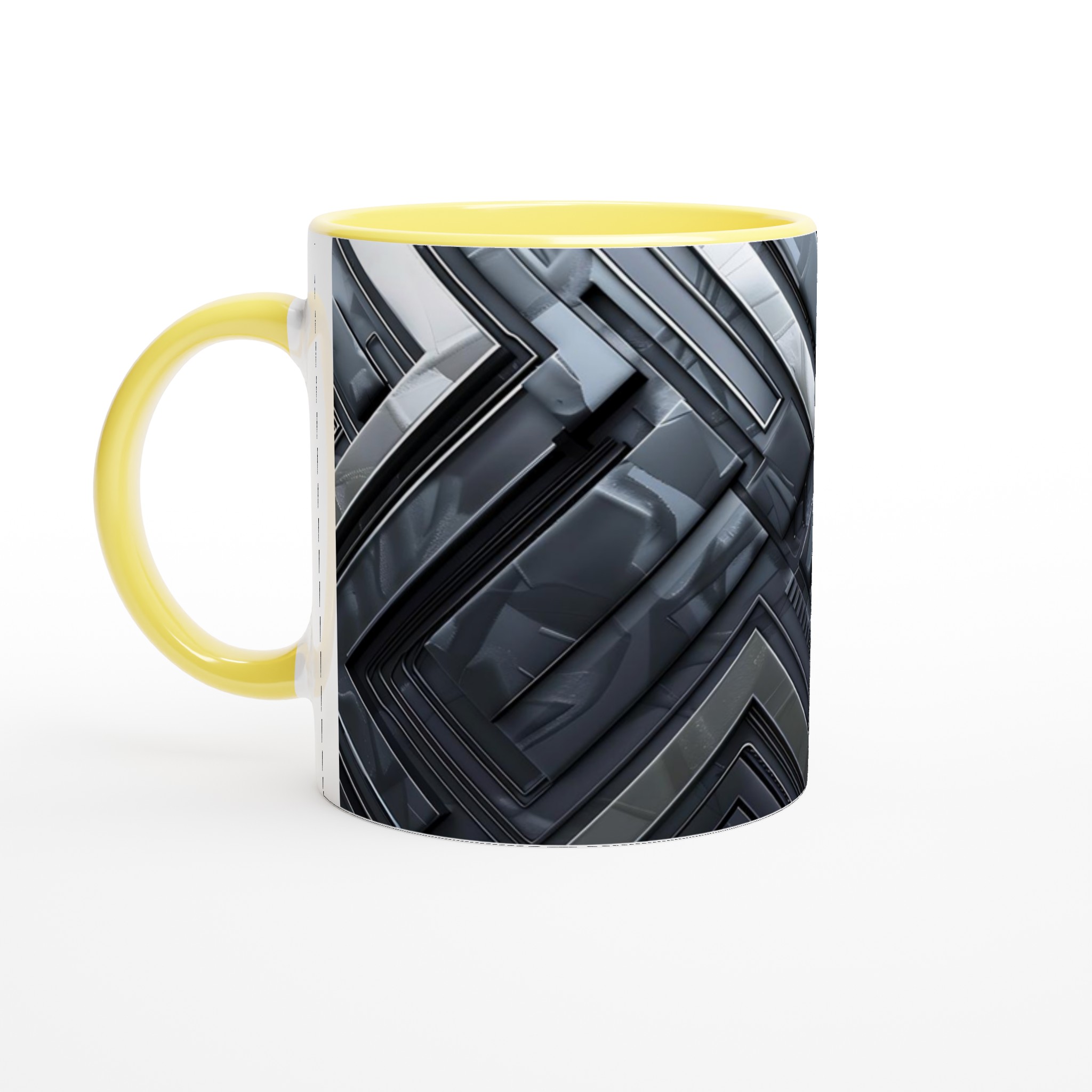 Abstrakt Cybertripp 11oz Keramikmugg - Futuristik Design i Valfri Färg 3 20208d1c-a696-4540-b87a-c0326240171d