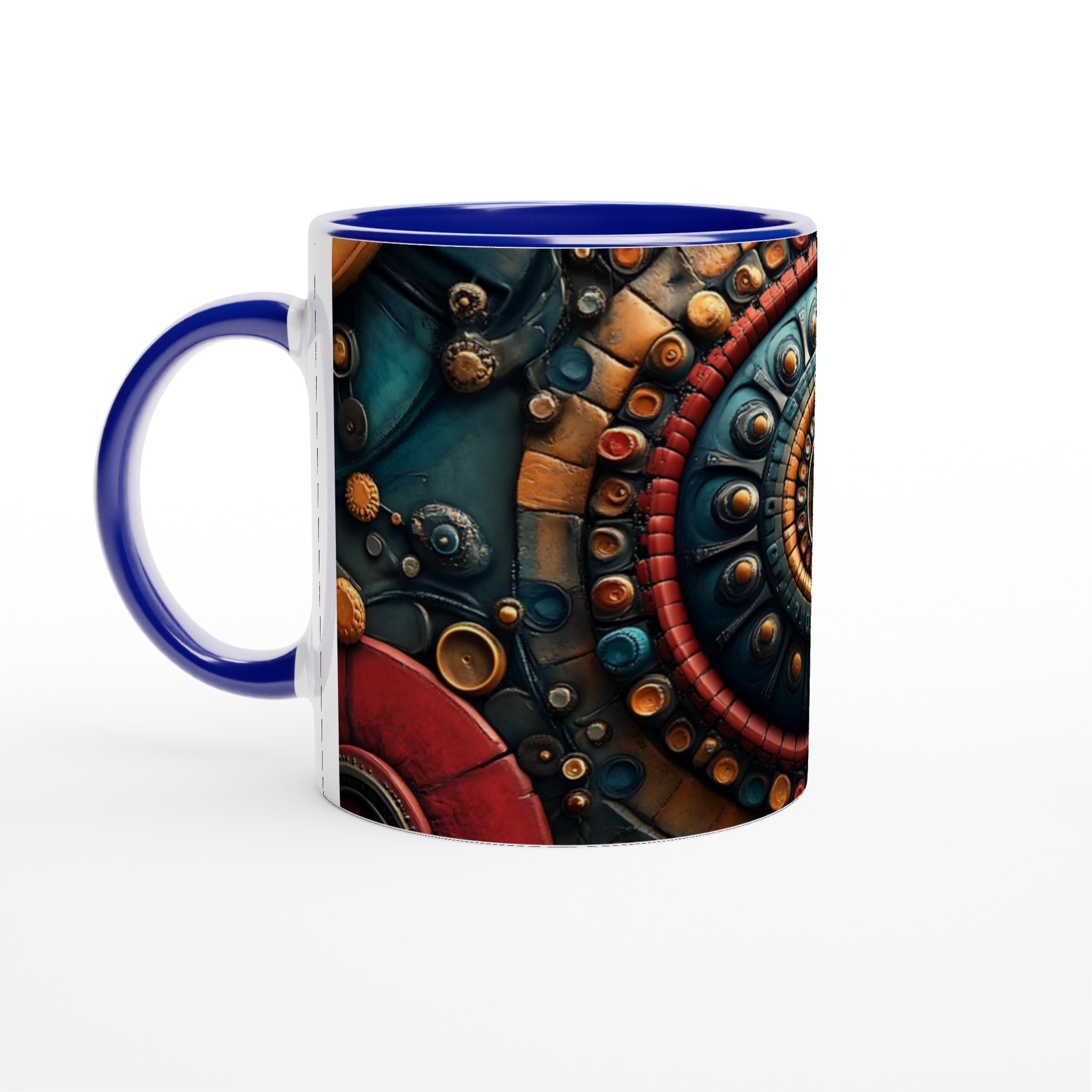 Mandalainspirerad 11oz Keramikmugg - Bohemisk Design med Vintage Charm 2 20b8fdd5-37dc-4ad9-aaac-f3b23269f0ab