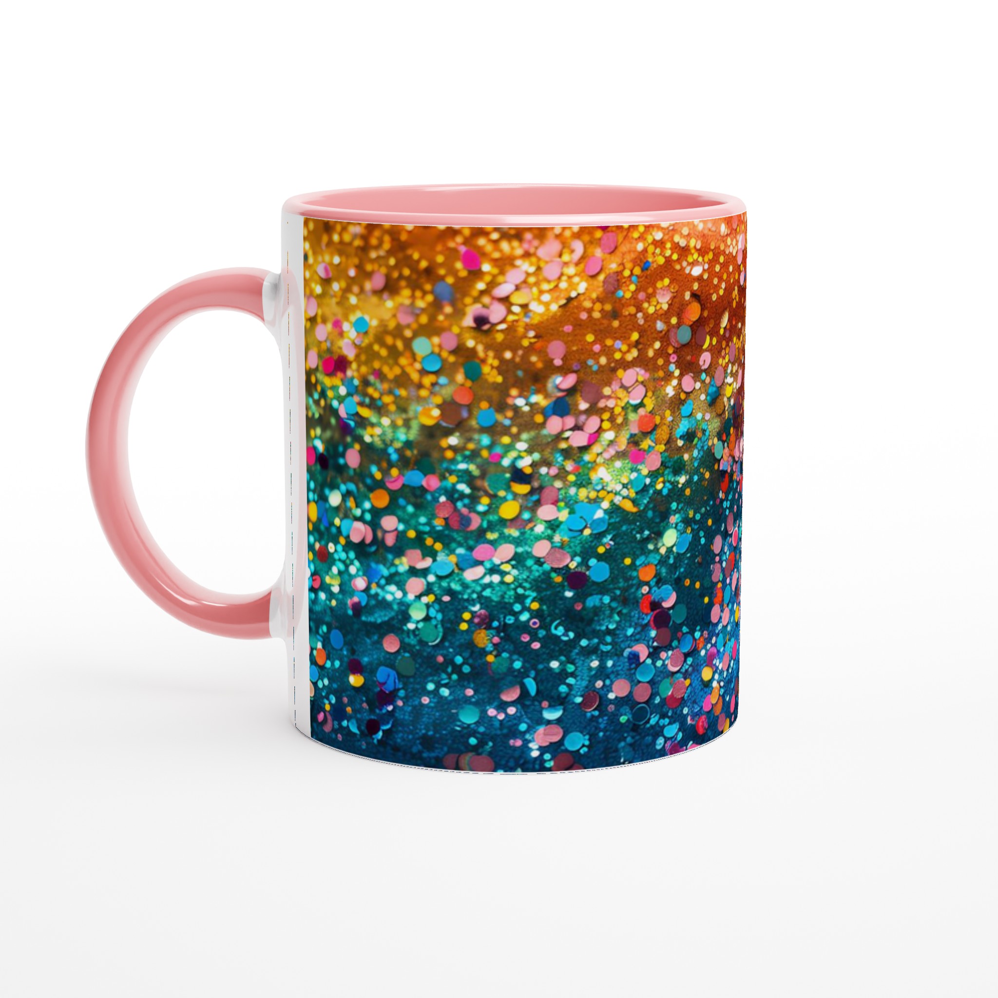 Glittrande Konfetti Keramikmugg – Färgglad 11oz Kaffekopp för Festliga Stunder i ditt Val av Färg 6 20c19934-771b-4d21-a87c-7334b3e5d61e