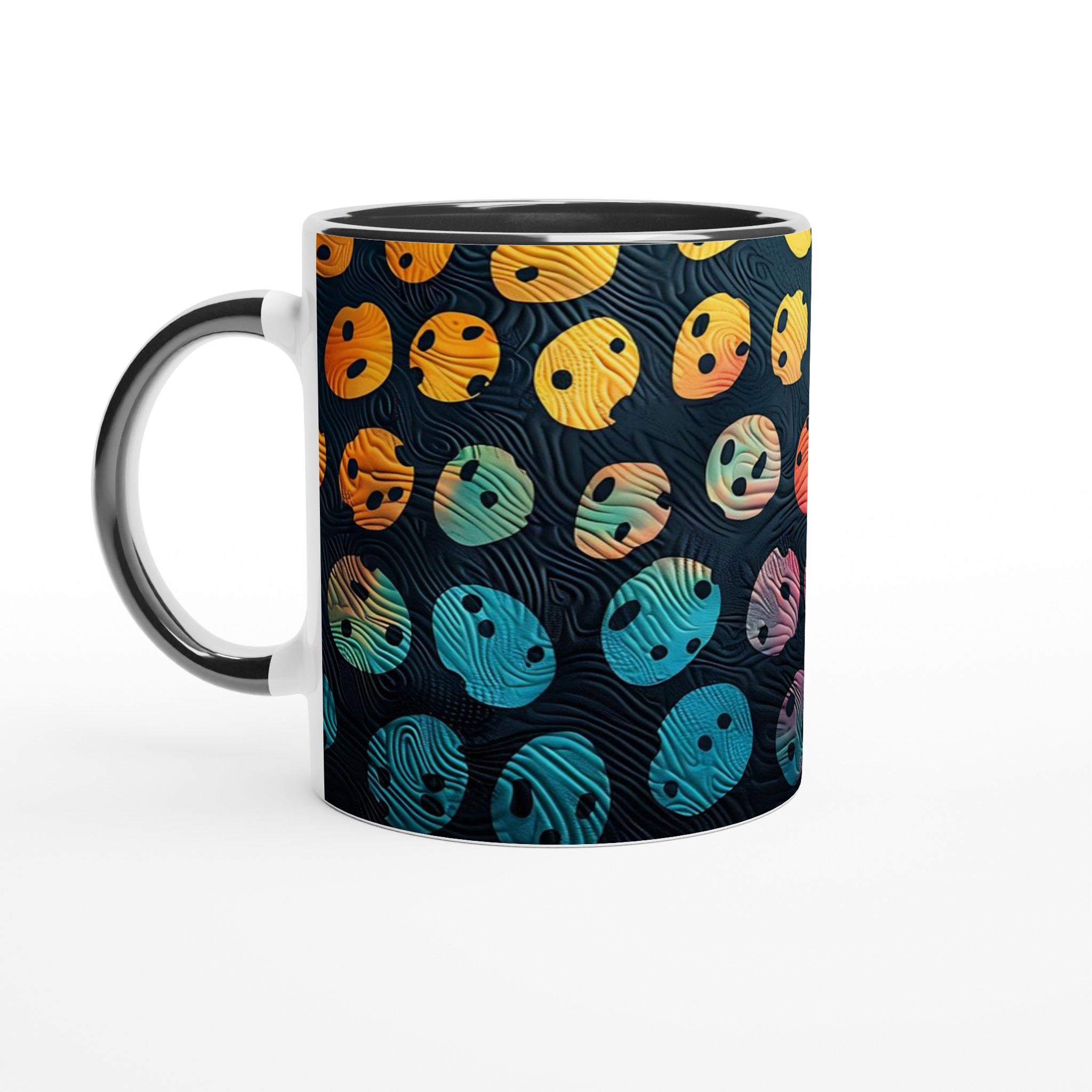 Abstrakt Mugg – Levande Färger & Unik Textur – 11oz Keramisk Kaffemugg i Ditt Val av 7 Nyanser 4 20e8380f-cc2a-47ca-a301-ada43fb10c7a