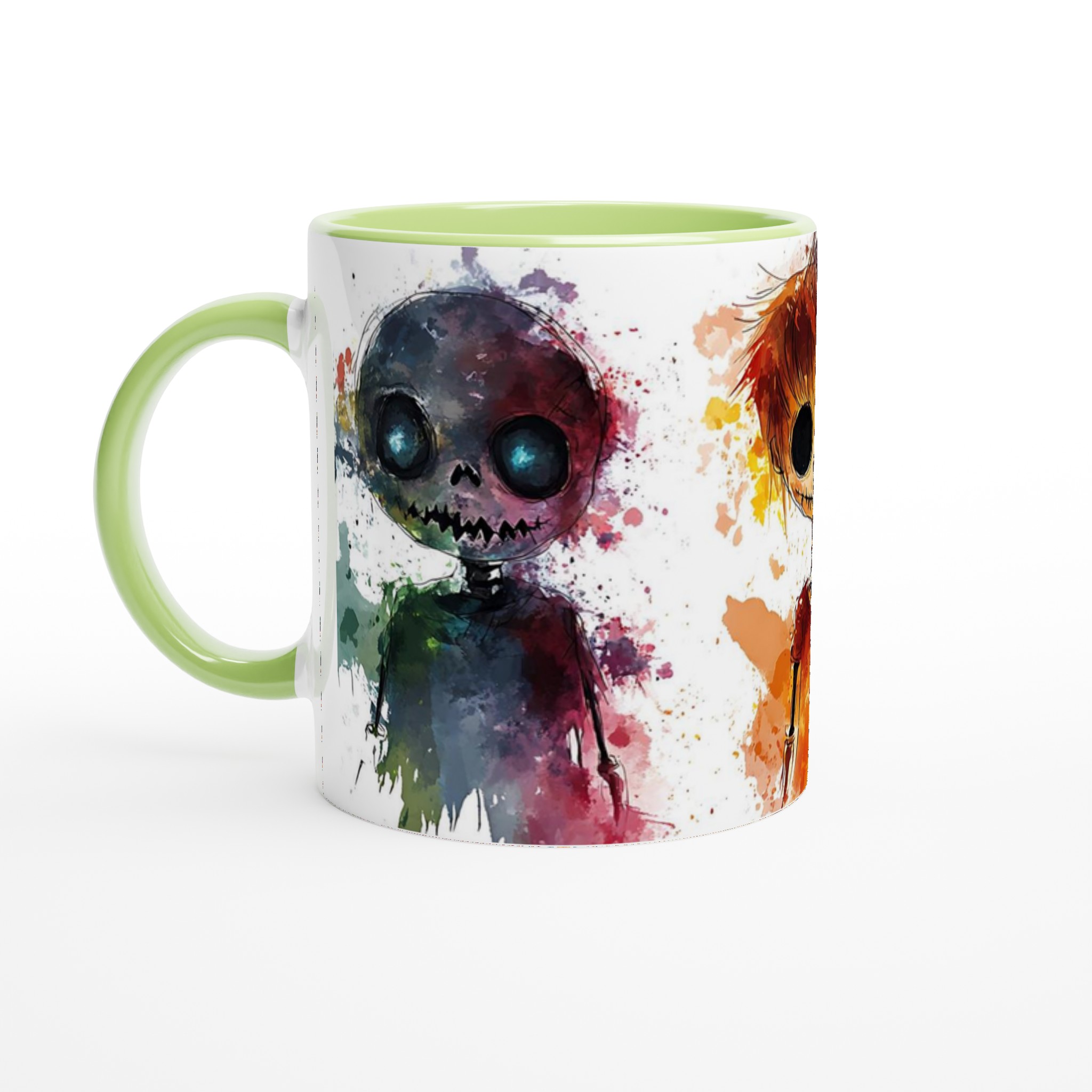 Konstnärlig Skull Squad Keramisk Mugg - Välj Din Färg! 7 210b3629-23df-4bed-b567-332ed478053d